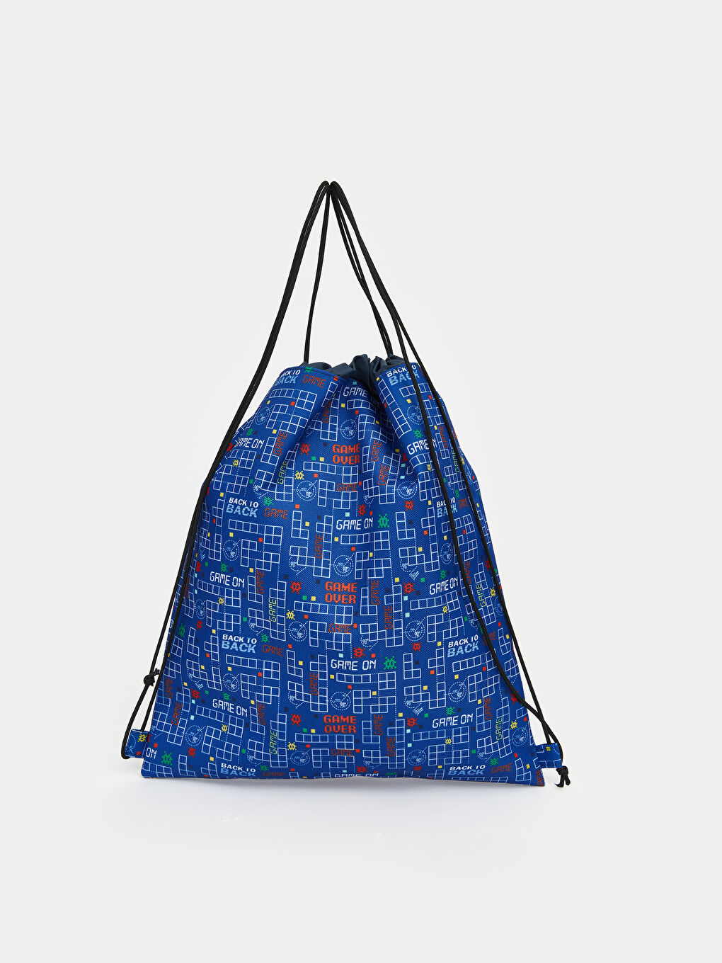 Lacivert Baskılı Erkek Çocuk Sırt Çantası-1