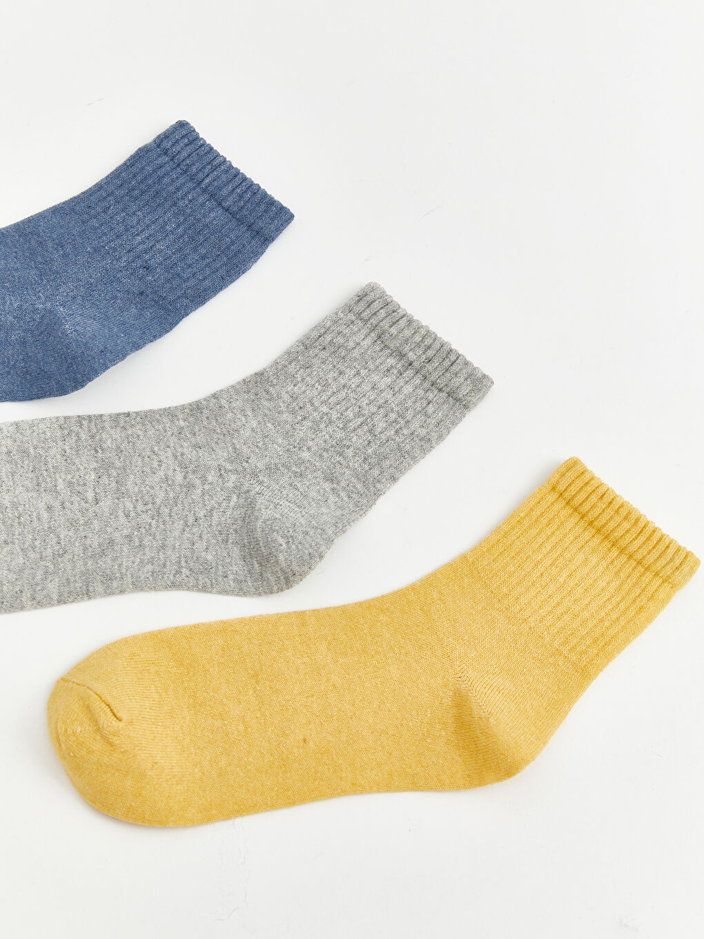 Yeşil Erkek Çocuk Soket Çorap 3'lü-1