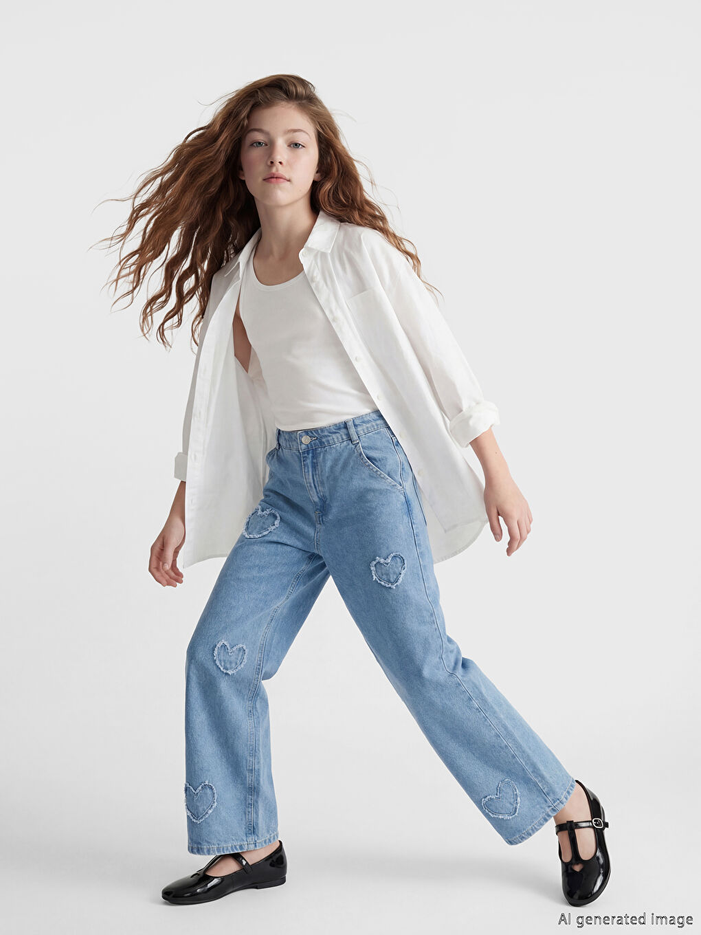 Момиче Синьо Дънки-2