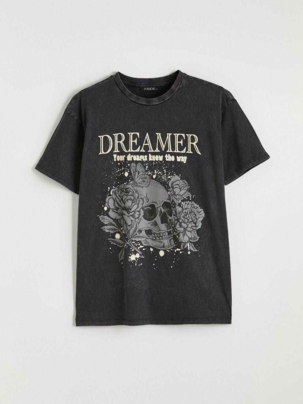 Crew Neck Printed Women's T-Shirt-1