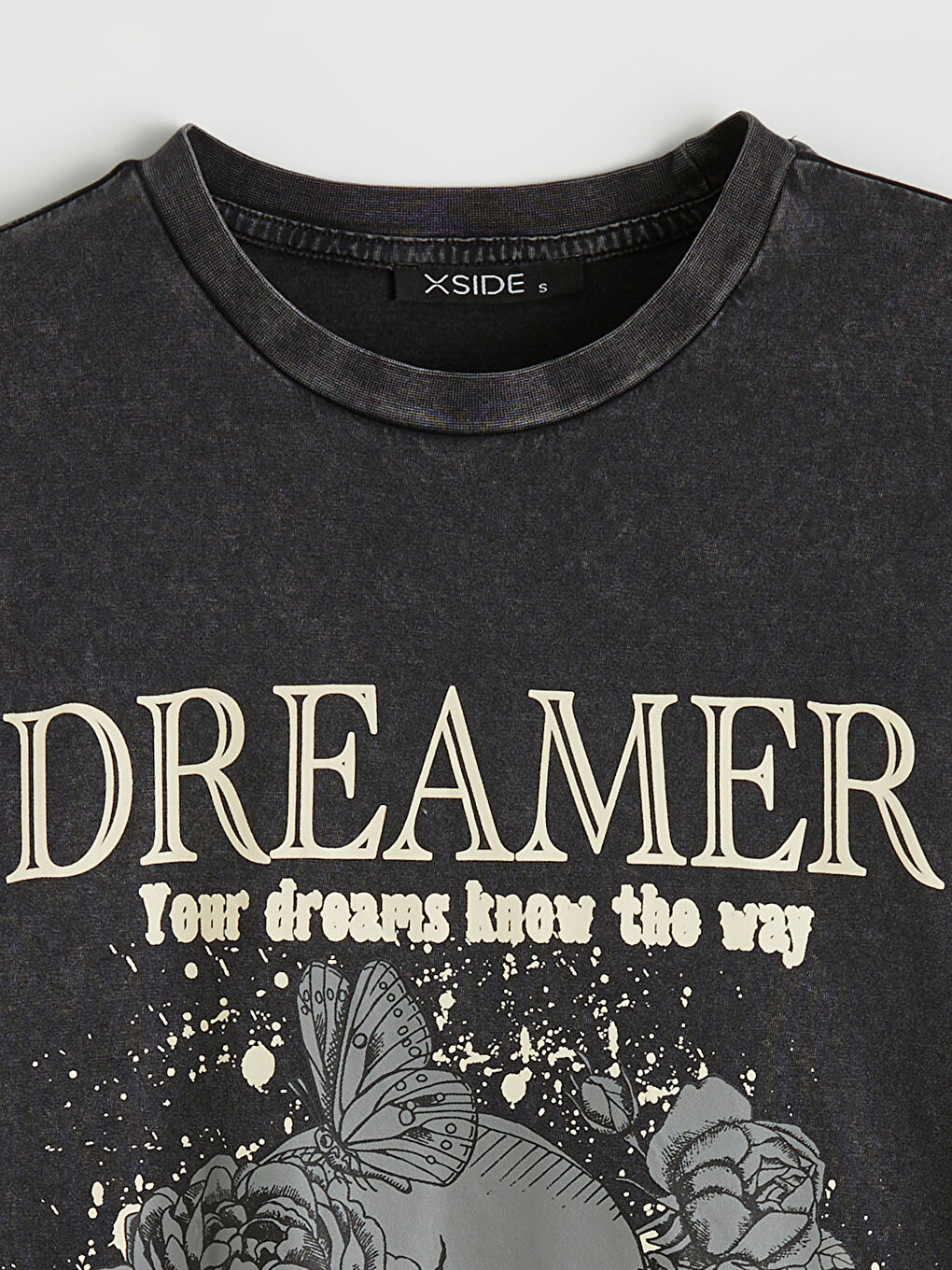 Crew Neck Printed Women's T-Shirt-2