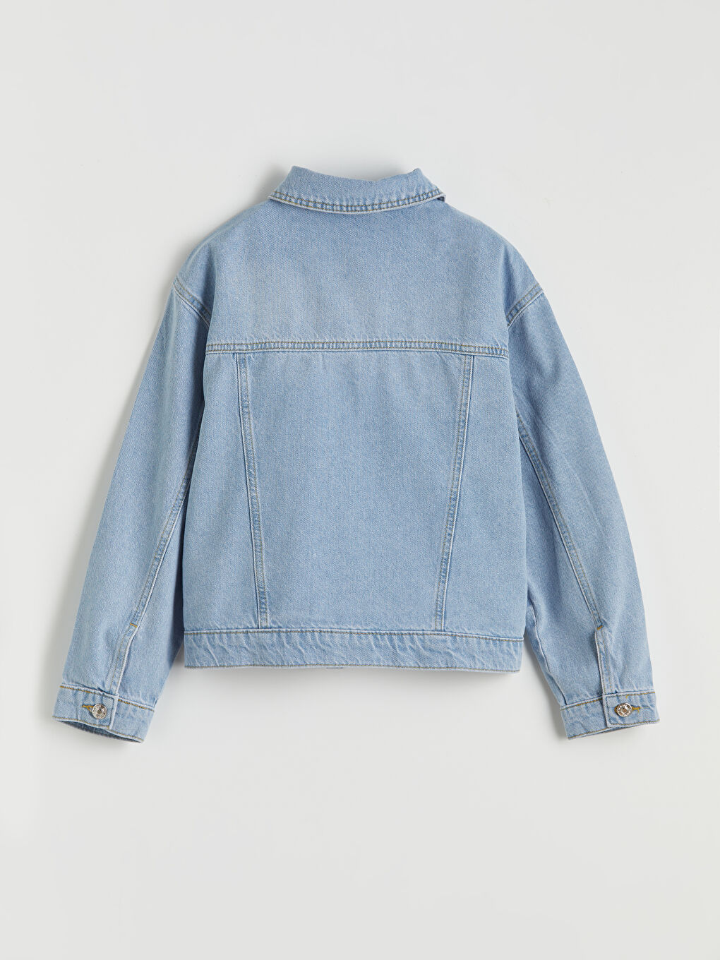 Mavi Kız Çocuk Jean Ceket-1