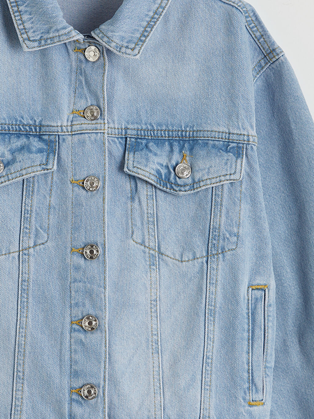 Mavi Kız Çocuk Jean Ceket-2