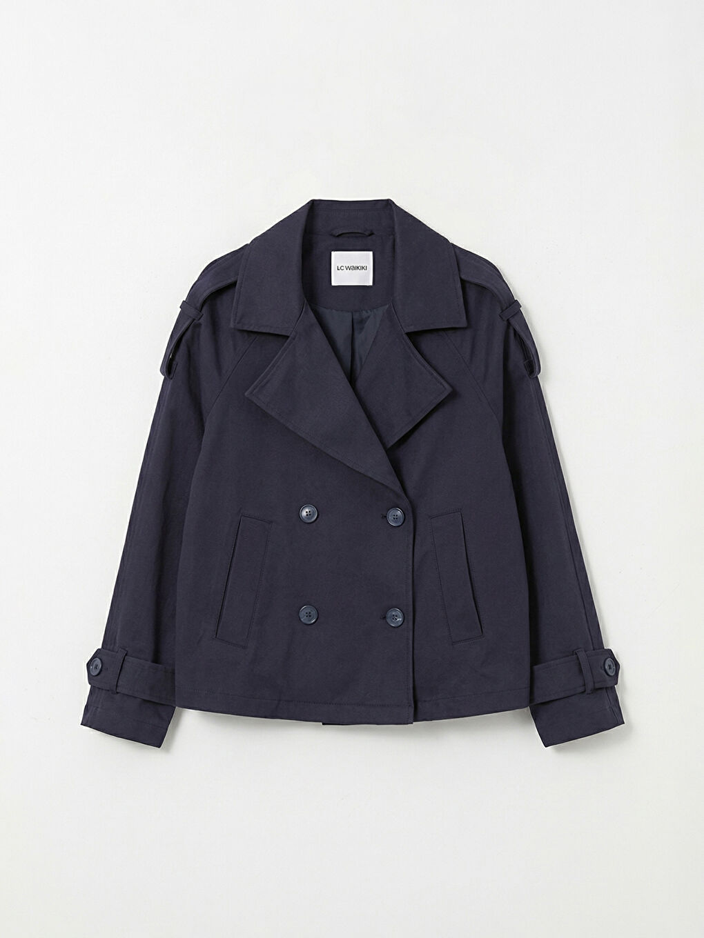 Women's Double-Breasted Trench Coat-4