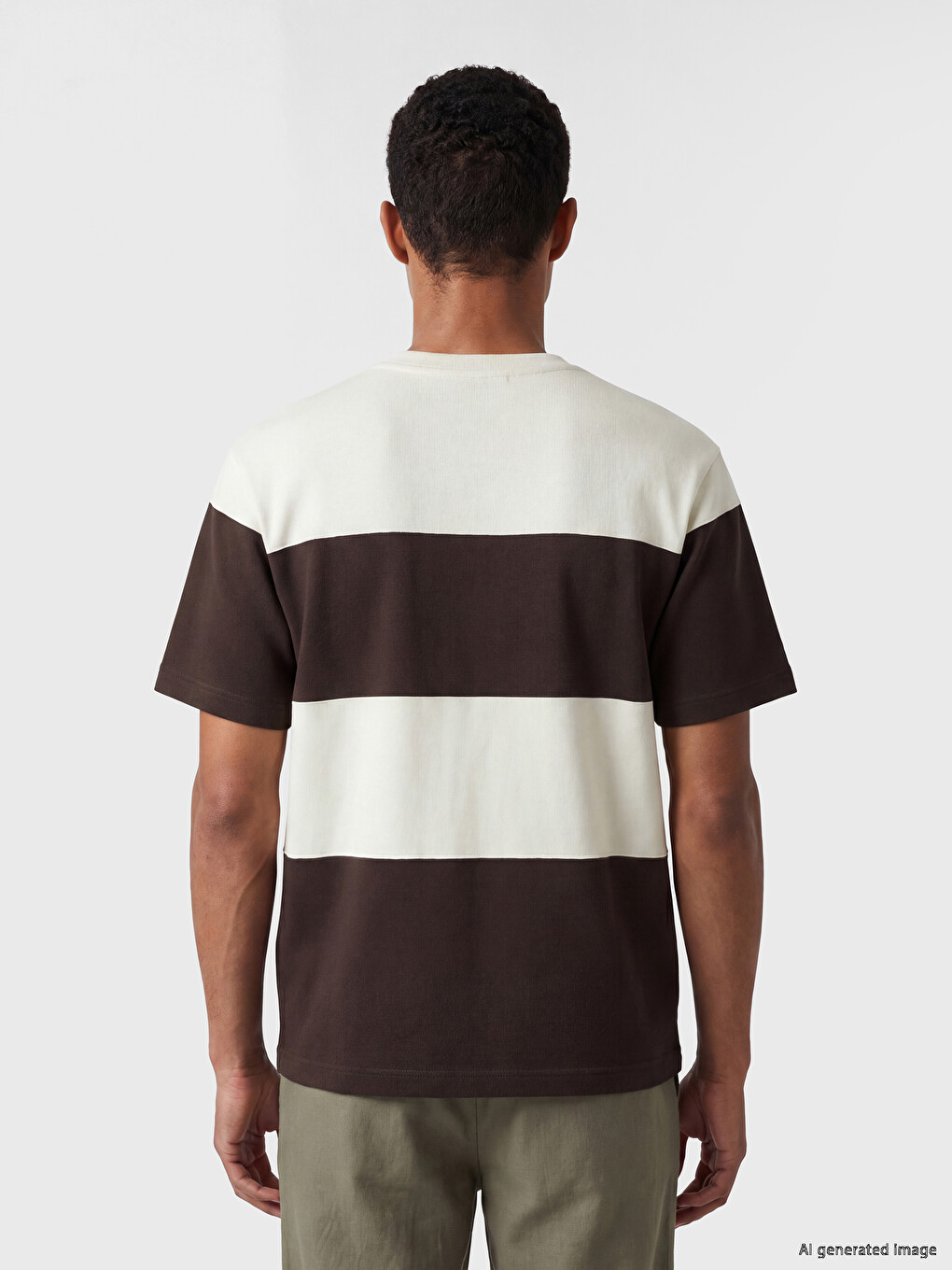 Crew Neck Pique Men's T-Shirt-3