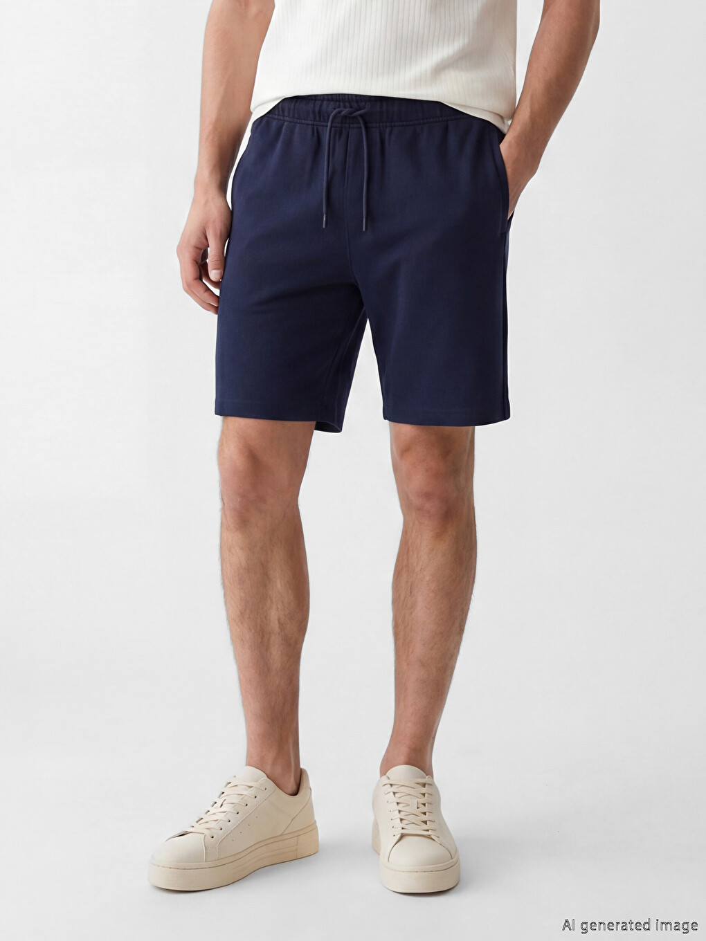 Lacivert Regular Fit Pike Erkek Şort-1