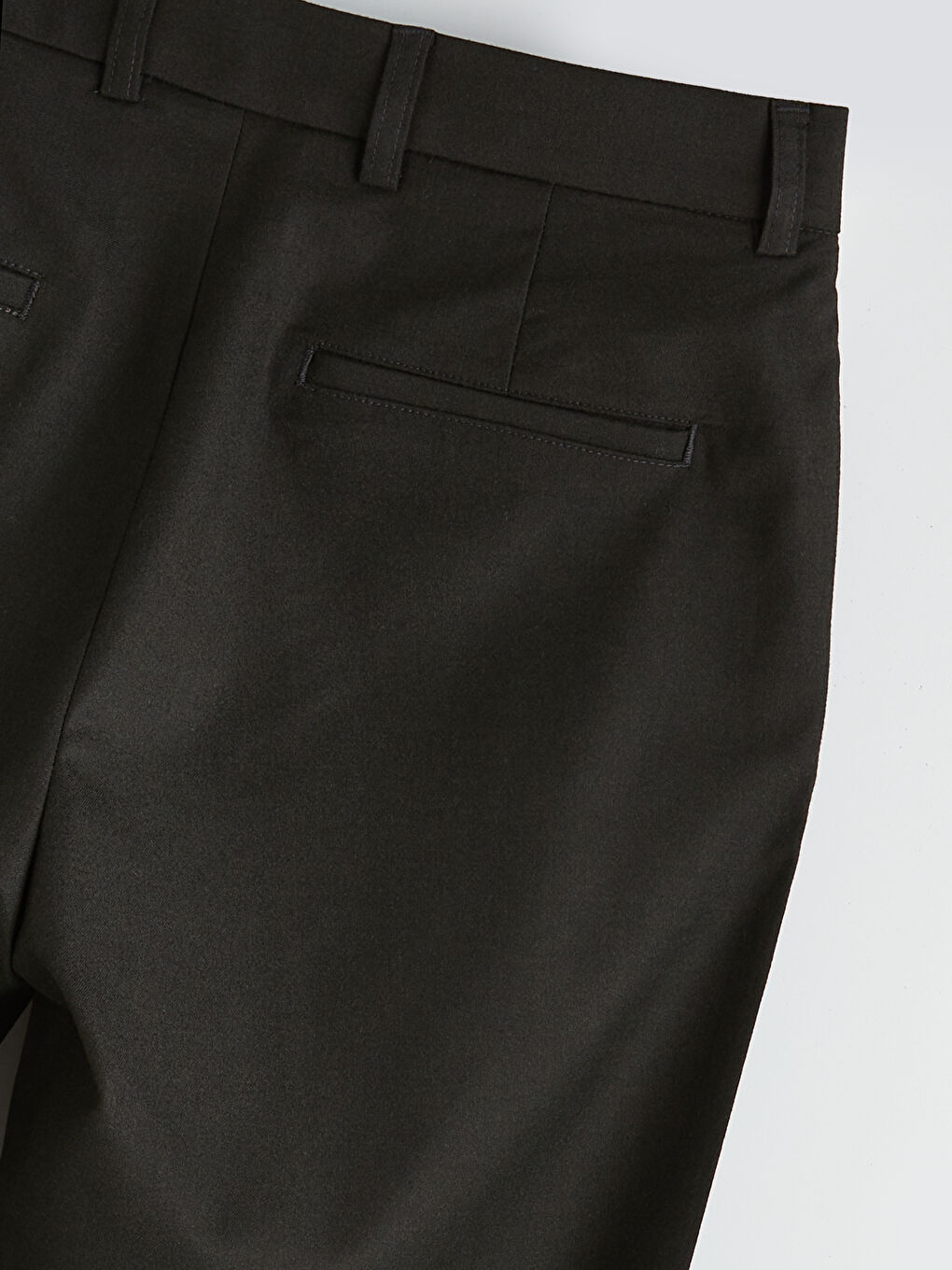 Kahverengi Standart Fit Yün Karışımlı Erkek Pantolon-5