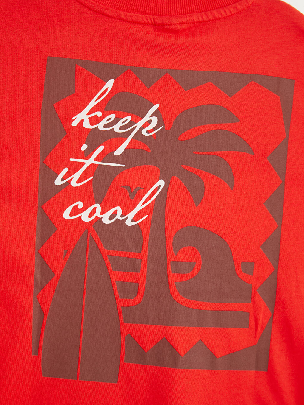 تي شيرت أولادي مطبوع بياقة دائرية-3