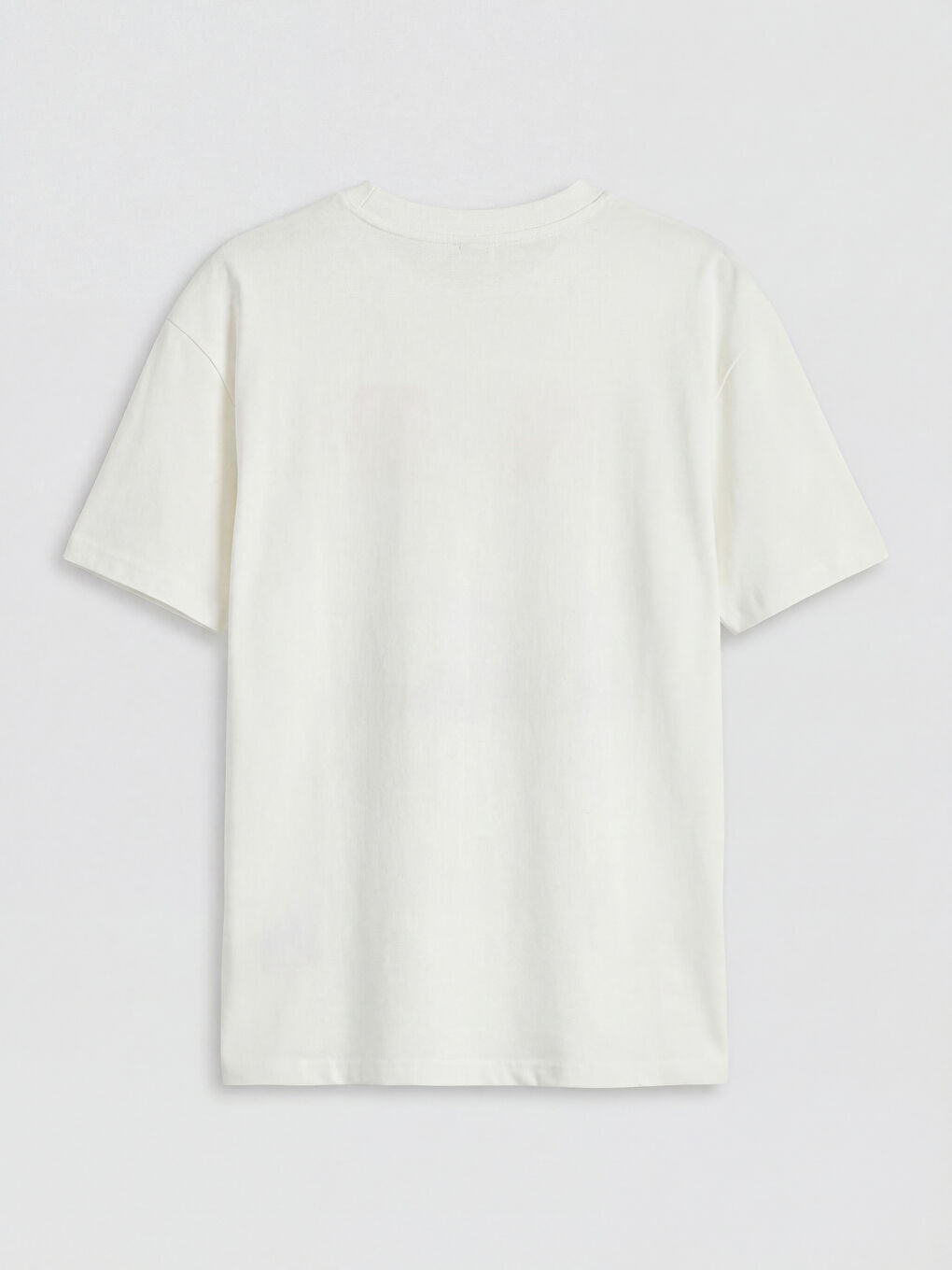 تي شيرت أولادي مطبوع بياقة دائرية-1