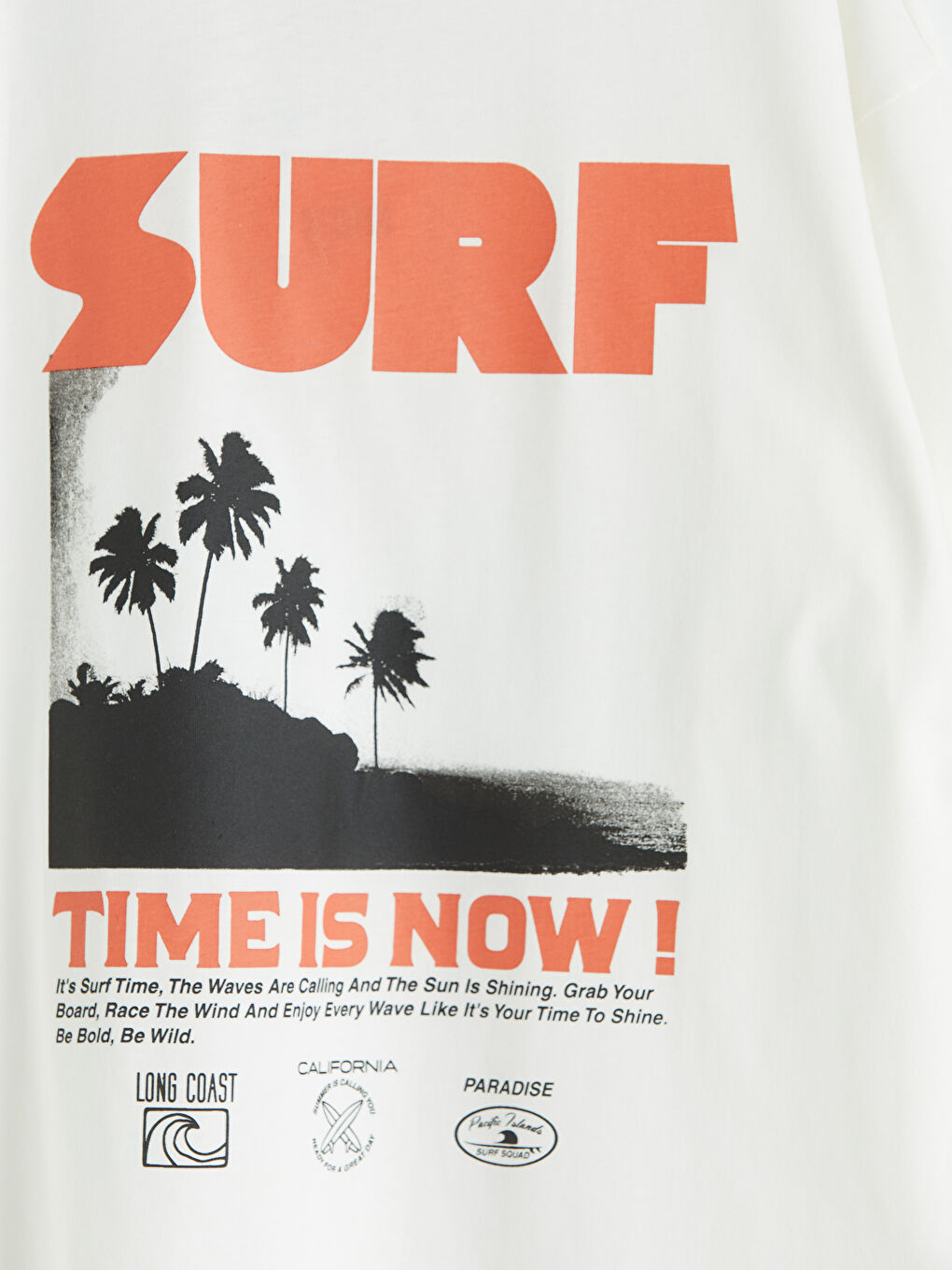 تي شيرت أولادي مطبوع بياقة دائرية-2