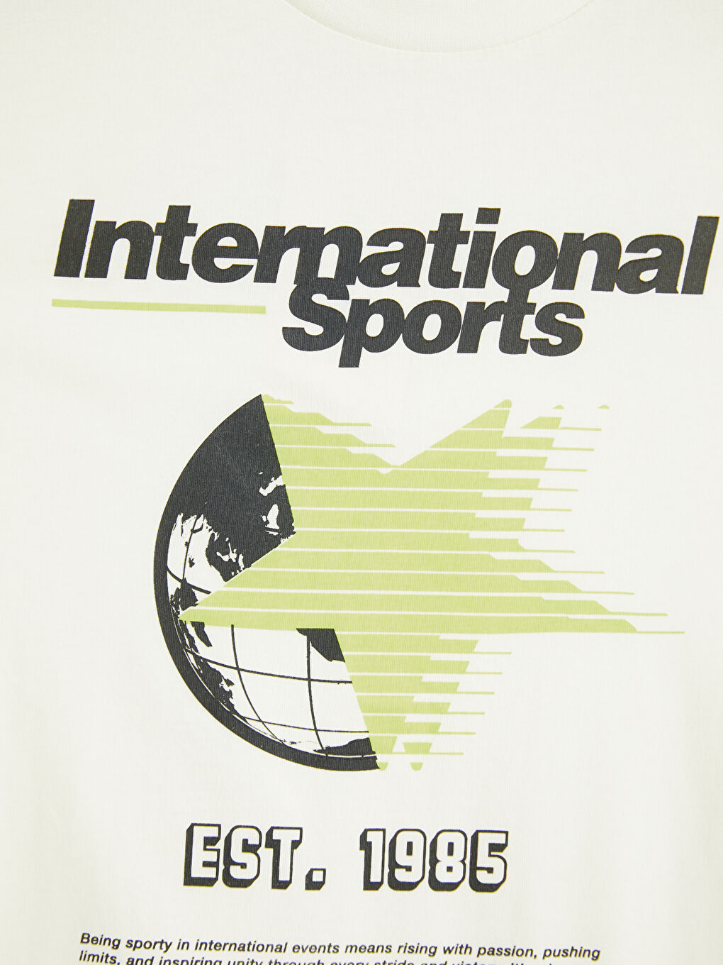 تي شيرت أولادي مطبوع بياقة دائرية-2