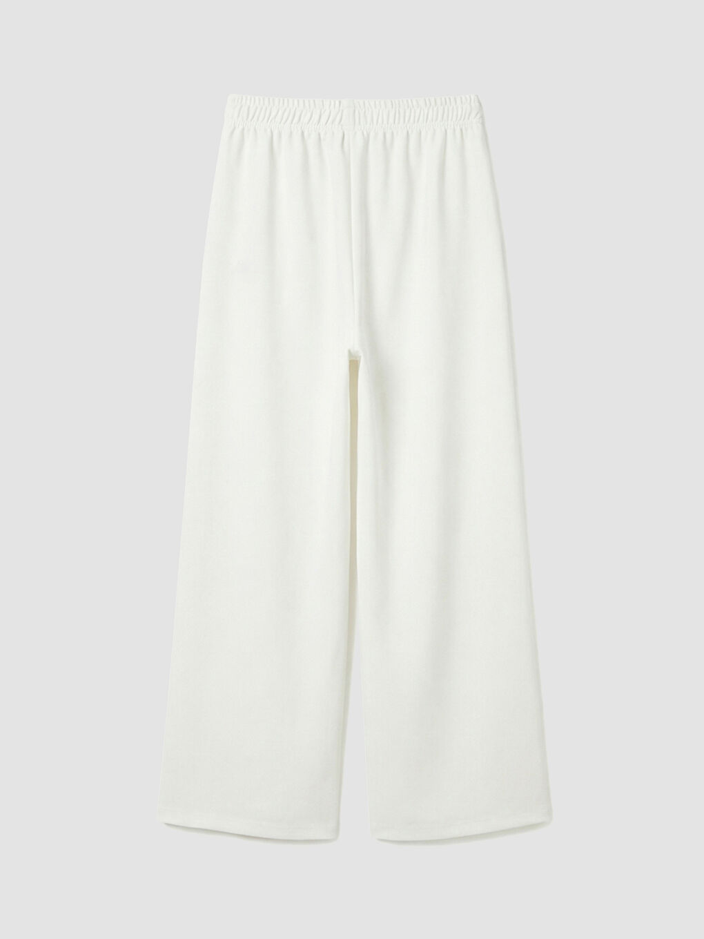 Ekru Stitch Baskılı Kız Çocuk Soft Touch Eşofman Altı-1