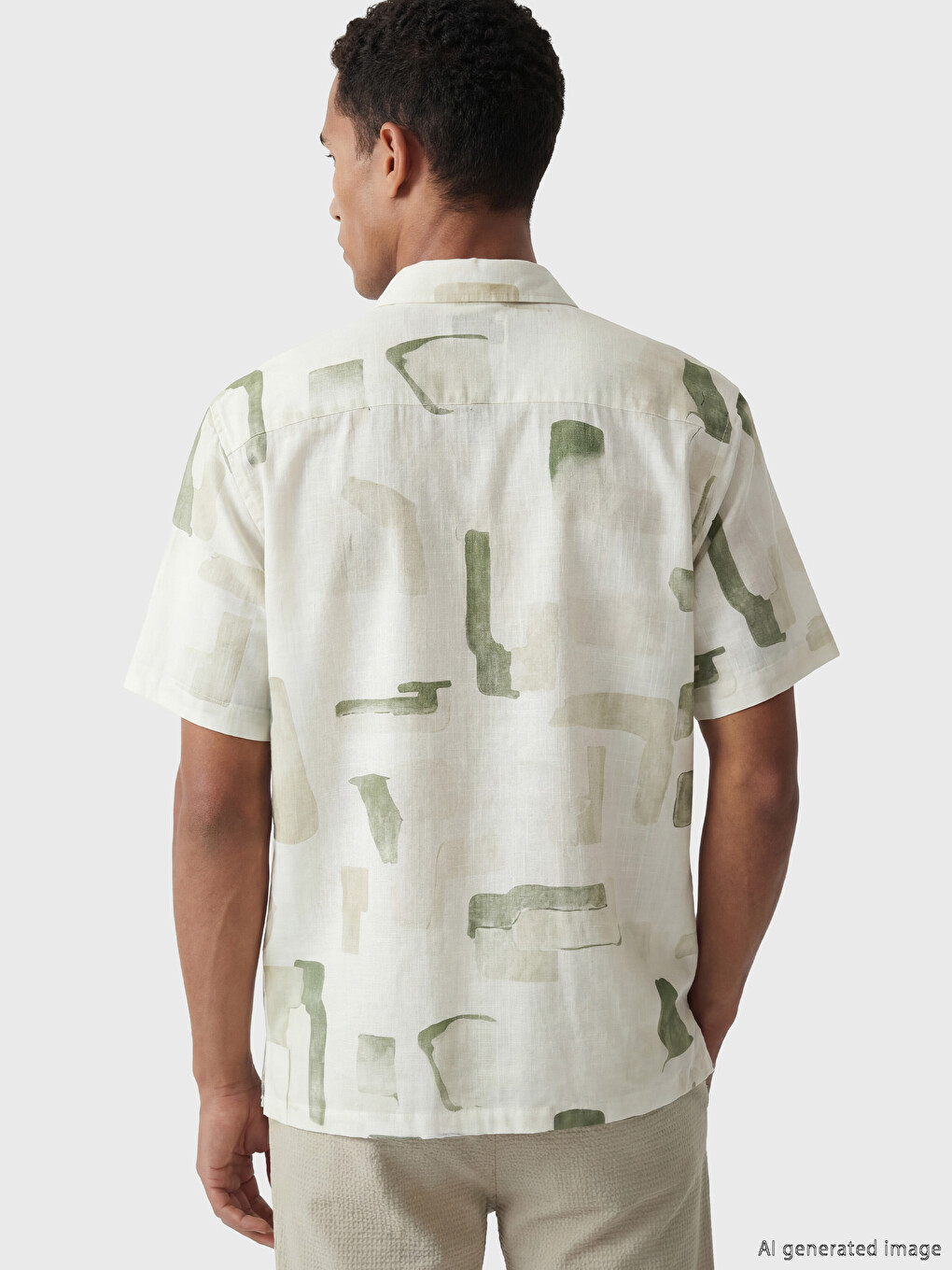 Man Khaki Shirt-2