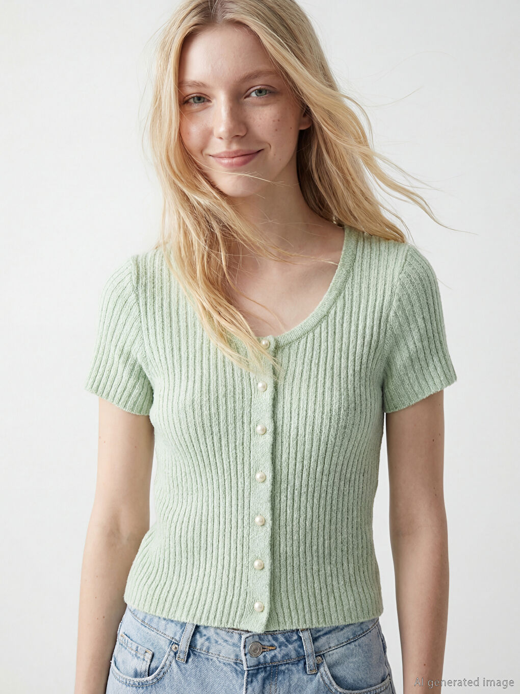 Woman GREEN Cardigan