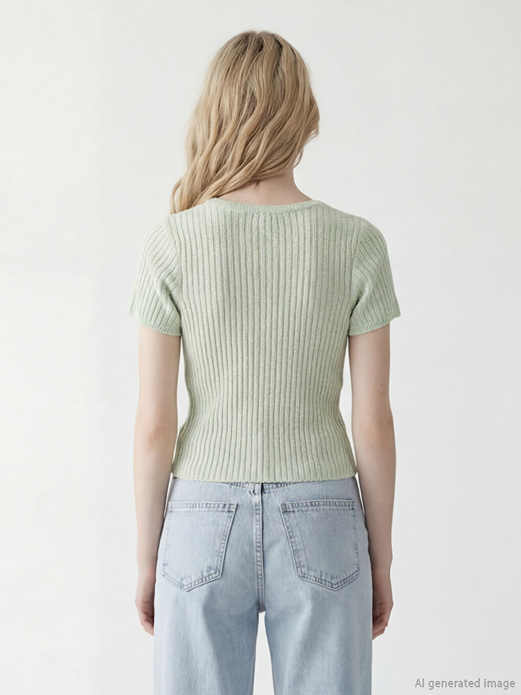 Woman GREEN Cardigan-2