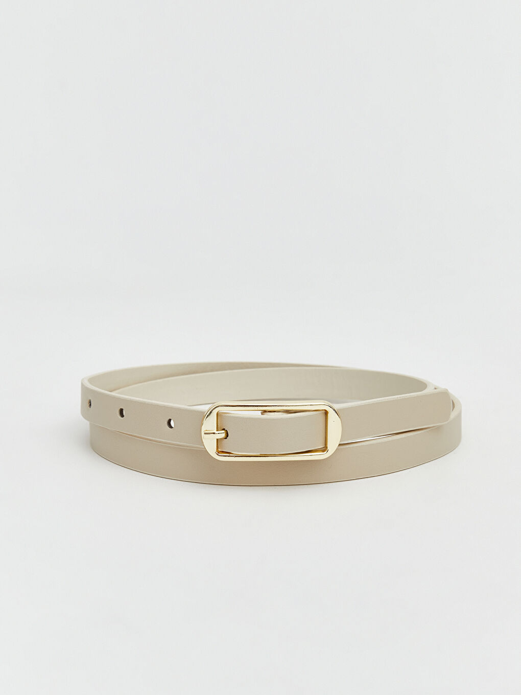 Siyah Deri Görünümlü Kadın Kemer 3'lü-1