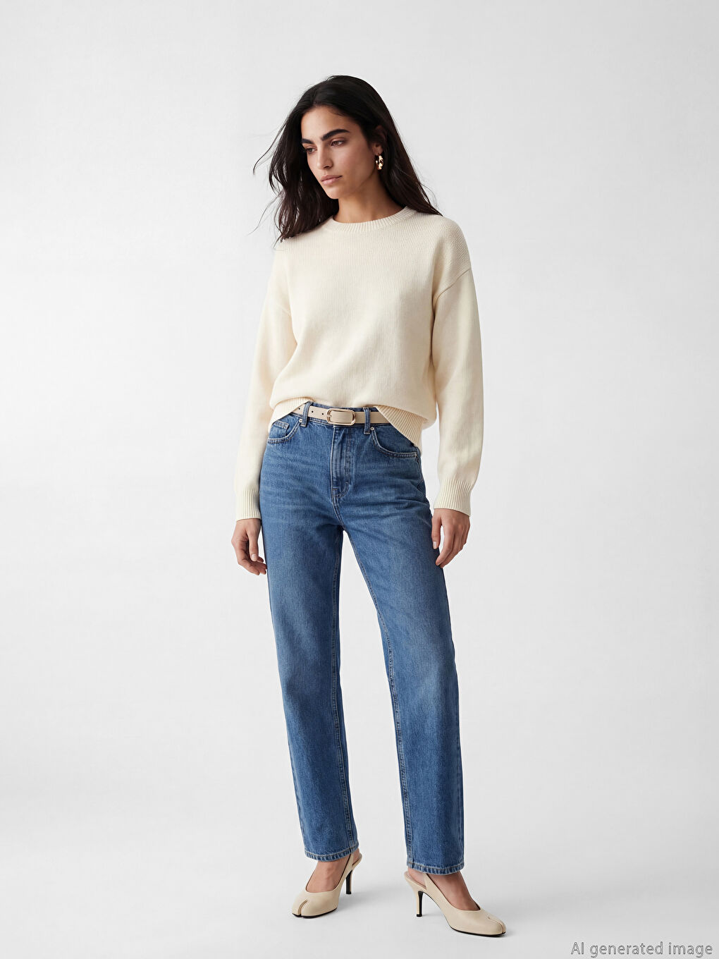 Siyah Deri Görünümlü Kadın Kemer 3'lü-1