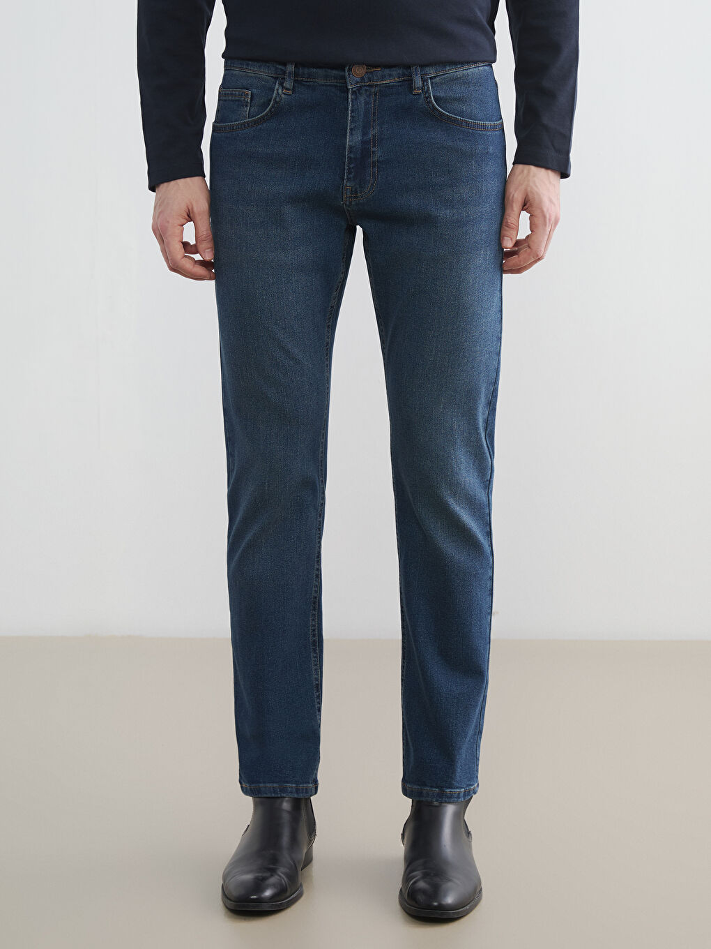 İndigo 779 Regular Fit Erkek Jean Pantolon-1
