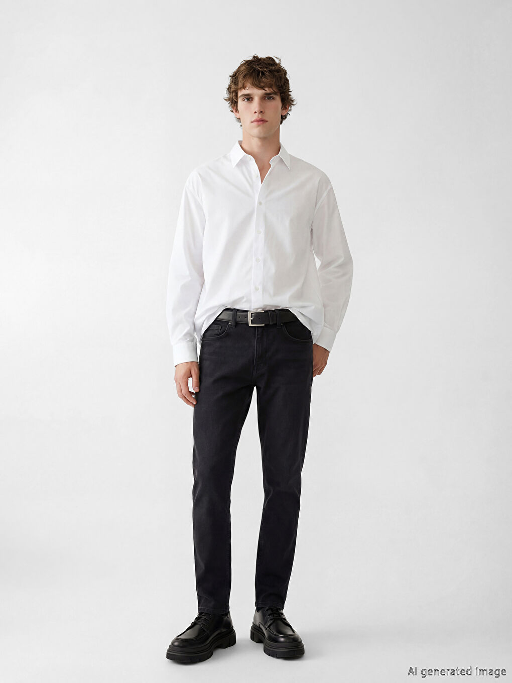 Siyah 750 Slim Fit Erkek Jean Pantolon