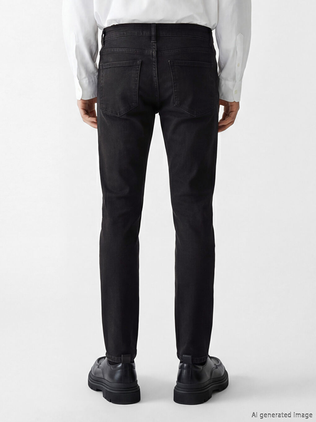 Siyah 750 Slim Fit Erkek Jean Pantolon-3