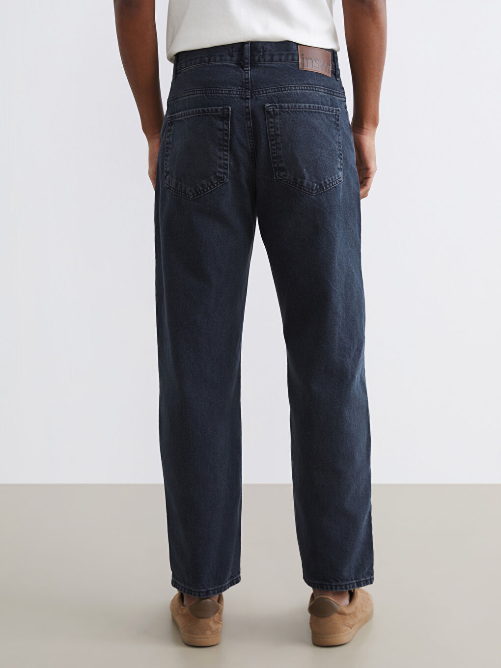 İndigo Loose Fit Erkek Jean Pantolon-3