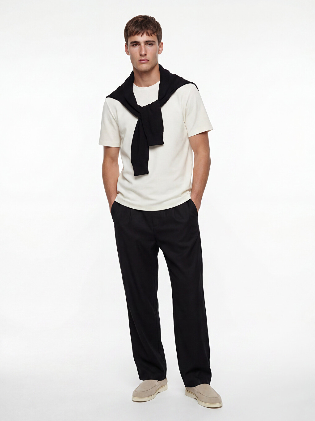 Man Black Trousers-2