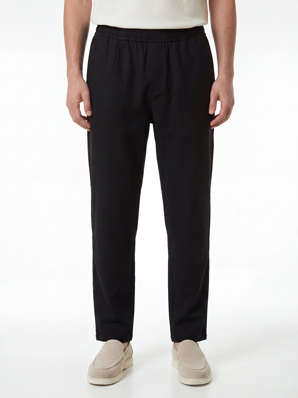 Man Black Trousers-3
