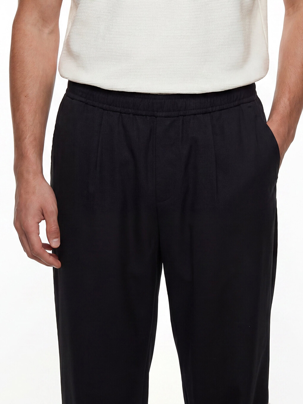 Man Black Trousers-6