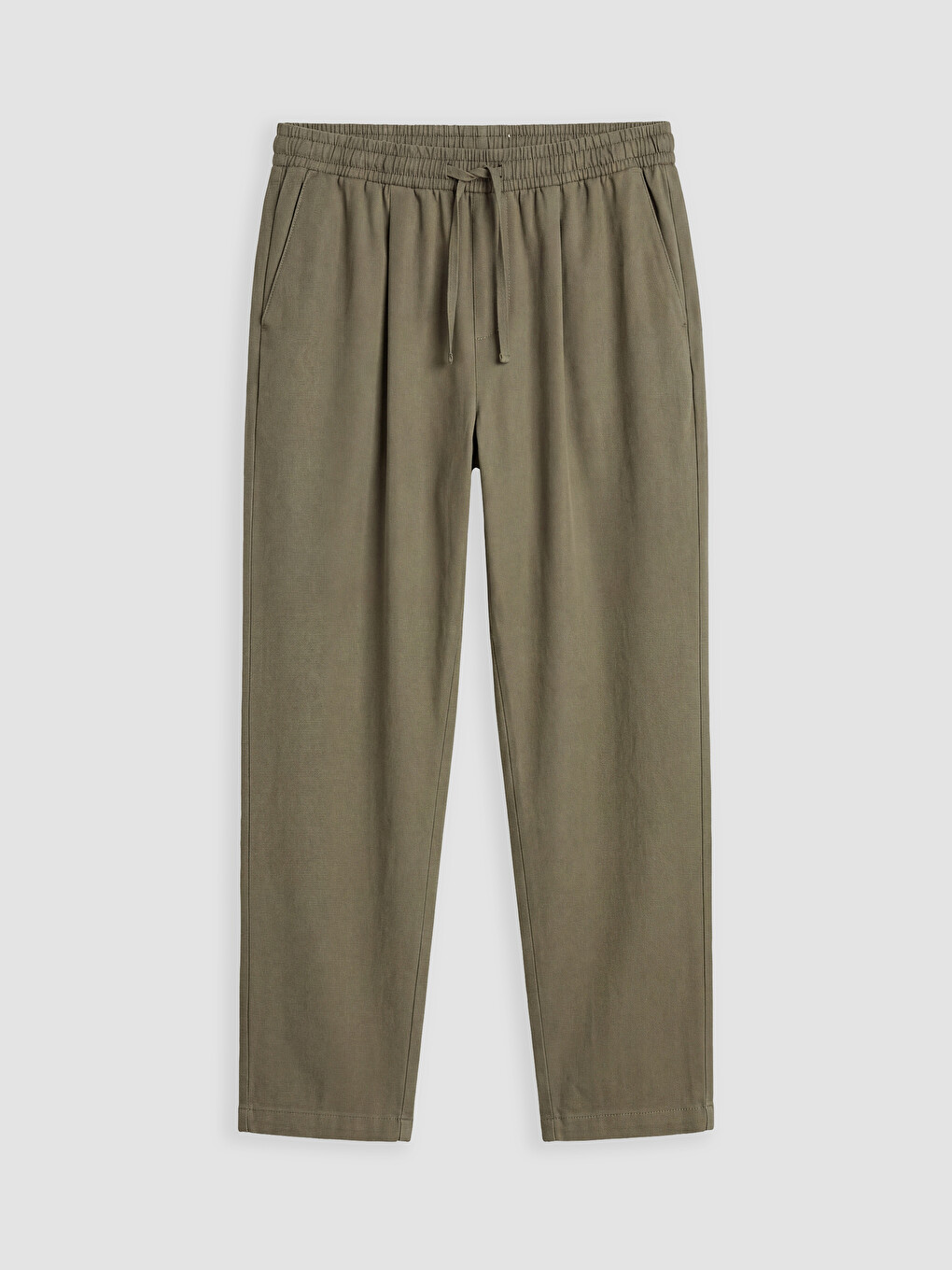 Regular Fit Pleated Men's Trousers-4