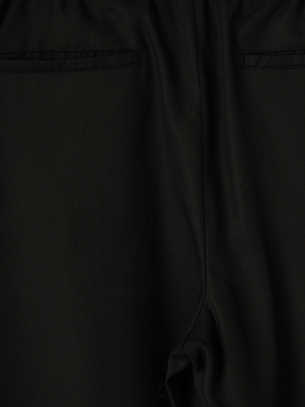 Siyah Regular Fit Pileli Erkek Pantolon-3