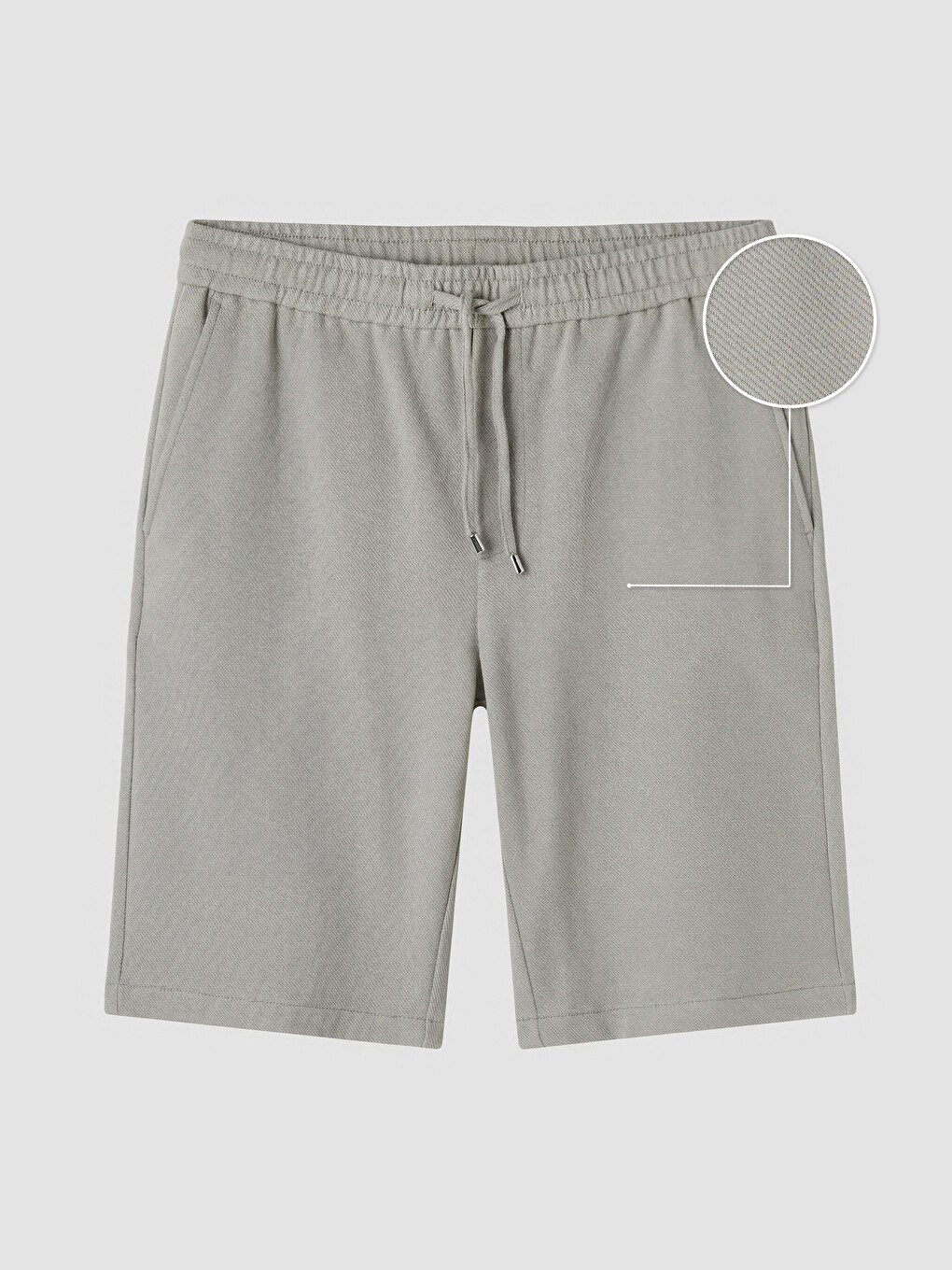 Man Beige Shorts-4