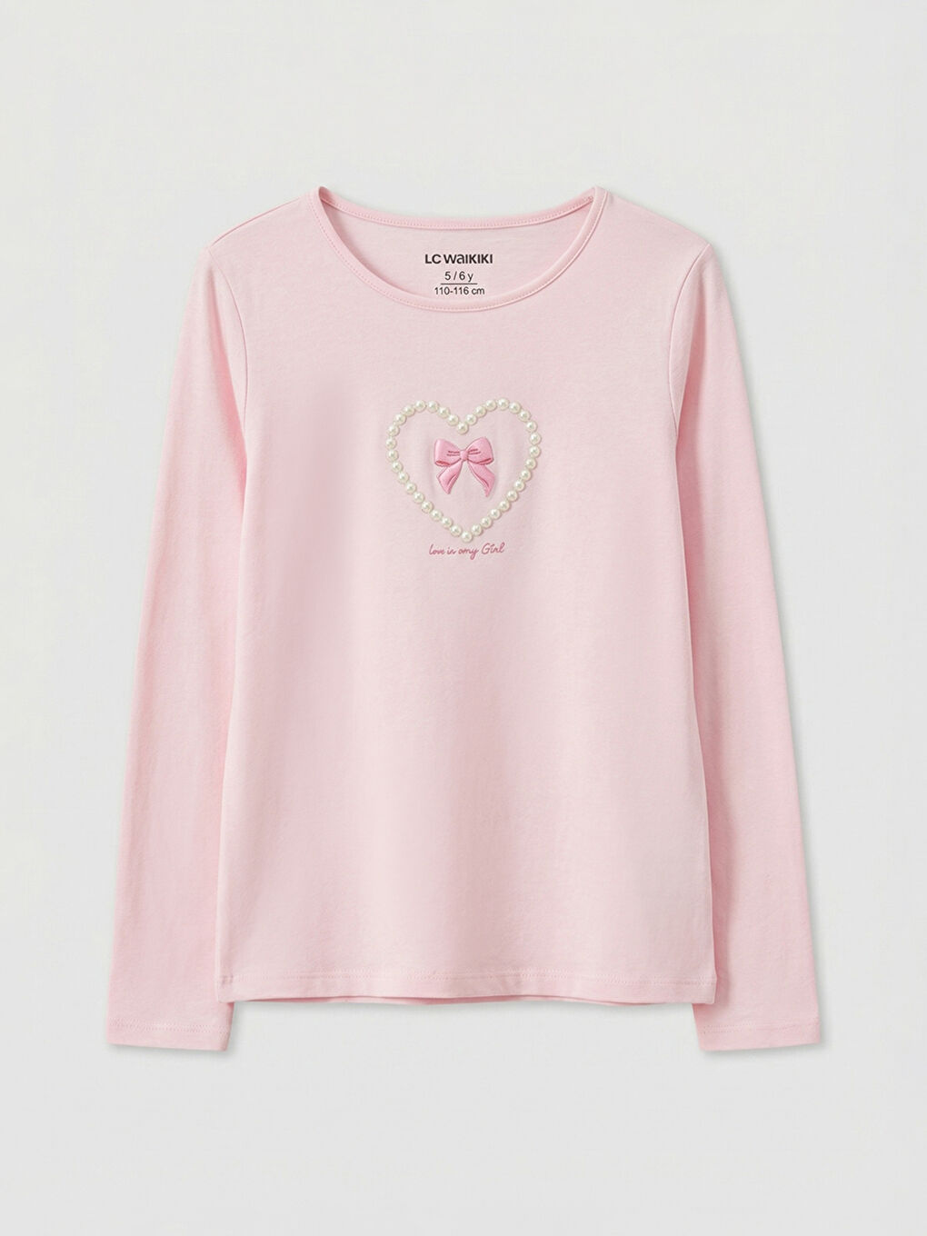 Ekru Bisiklet Yaka Boncuk İşlemeli Kadın Pijama Takımı-1