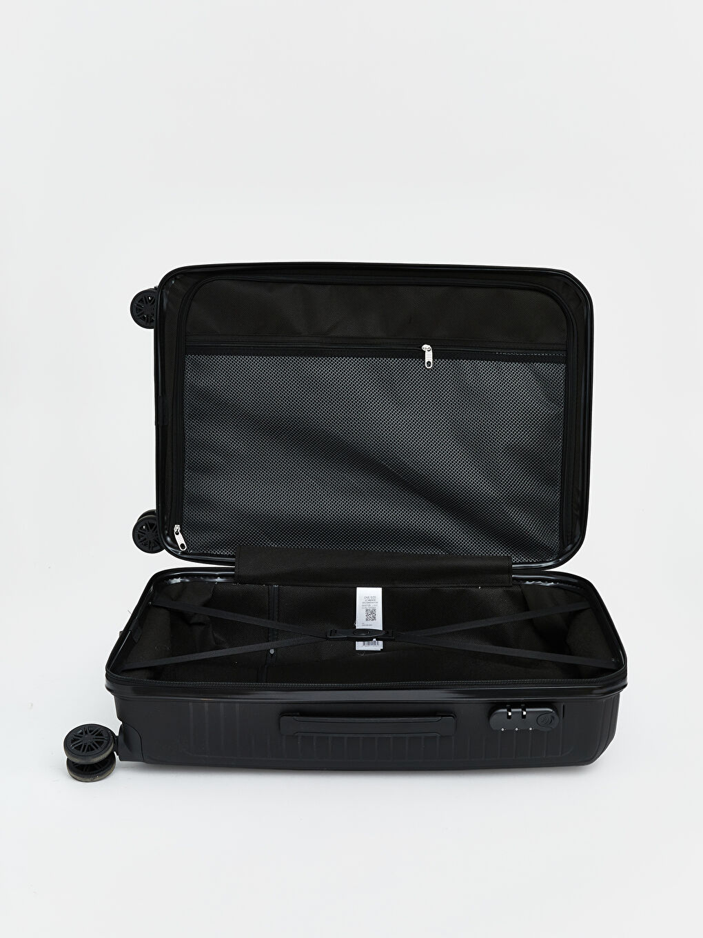 Siyah Kilit Detaylı Büyük Boy Valiz-2