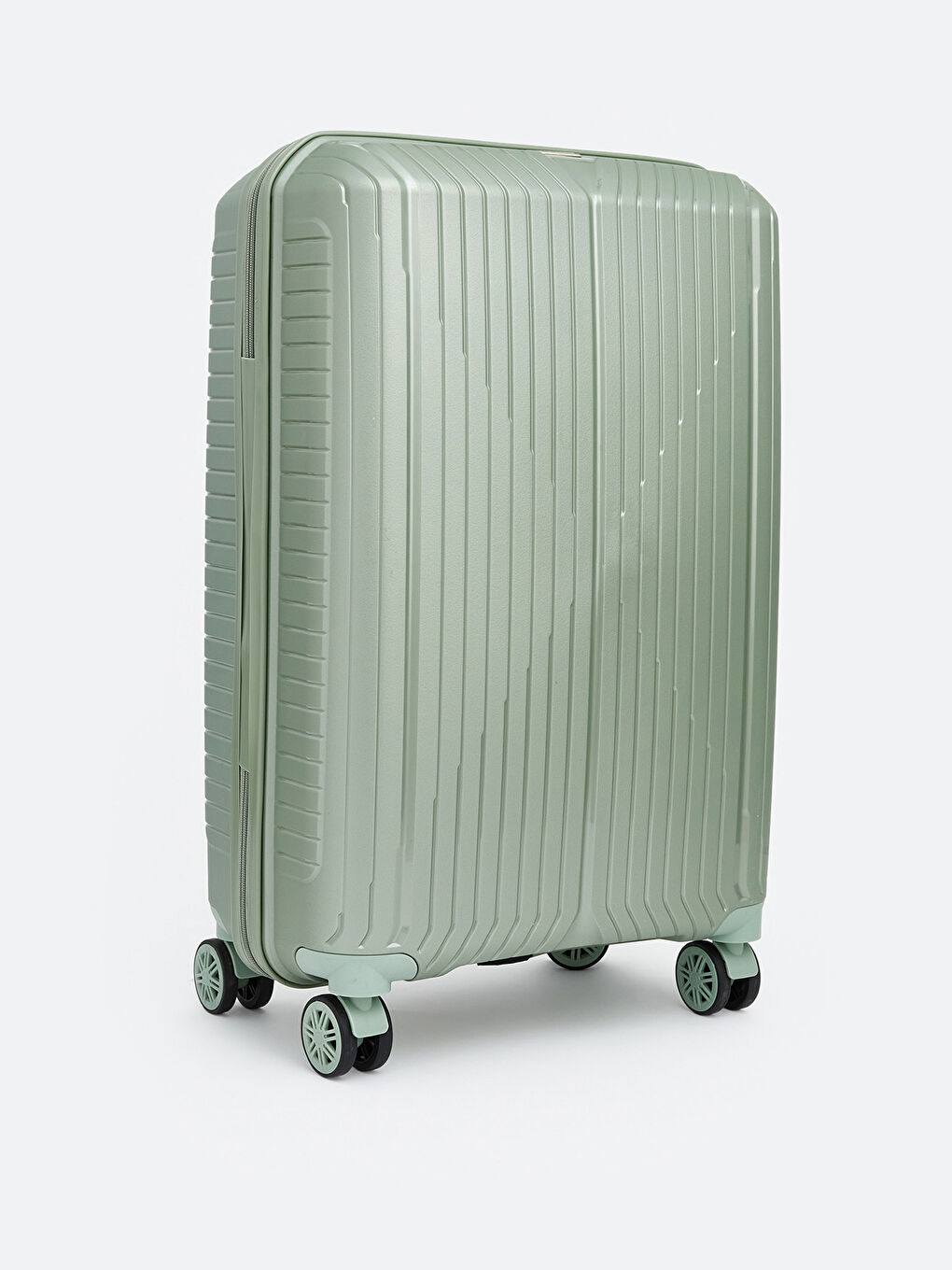 Yeşil Kilit Detaylı Büyük Boy Valiz 