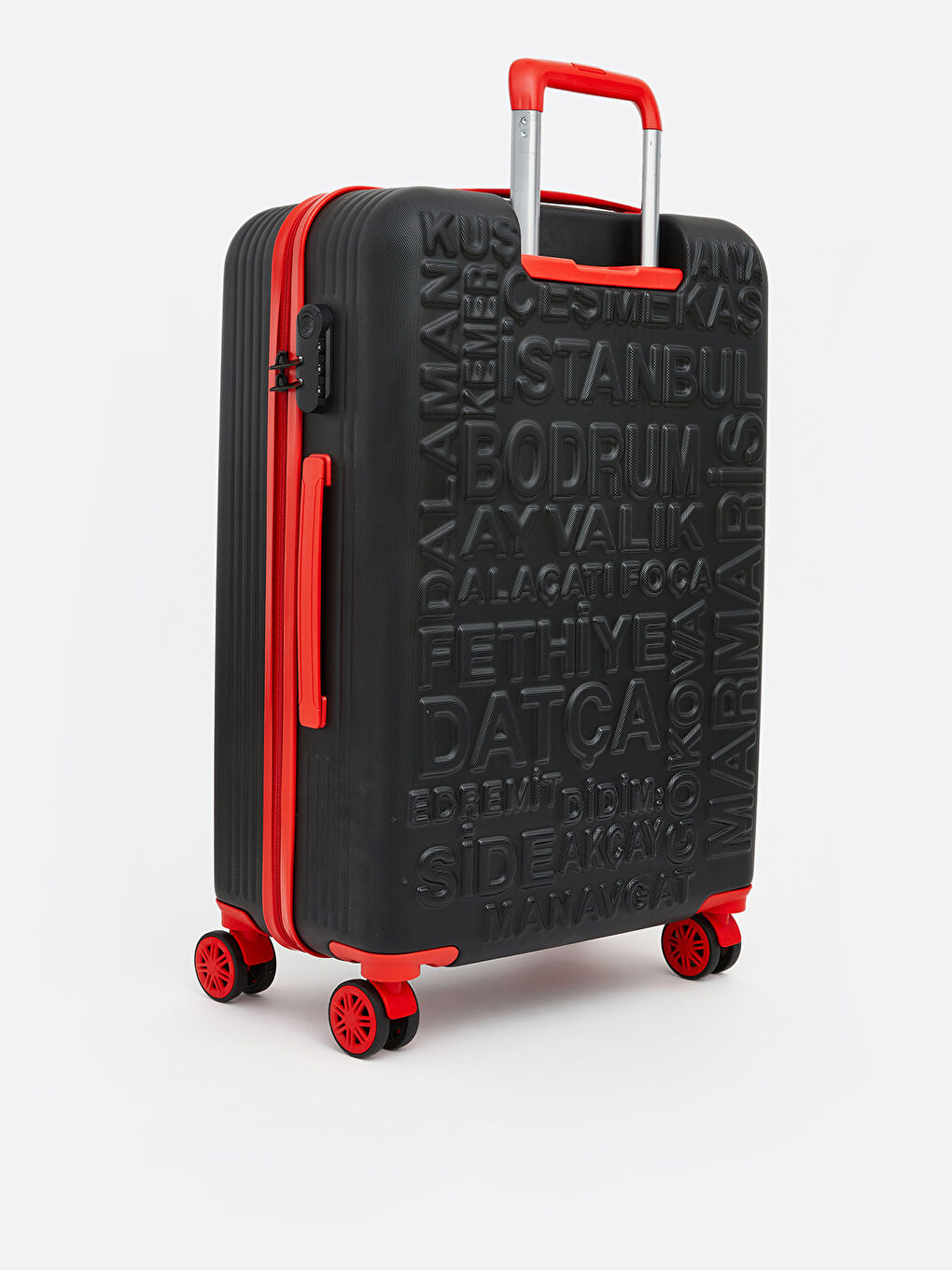 Siyah Kilit Detaylı Büyük Boy Valiz-1