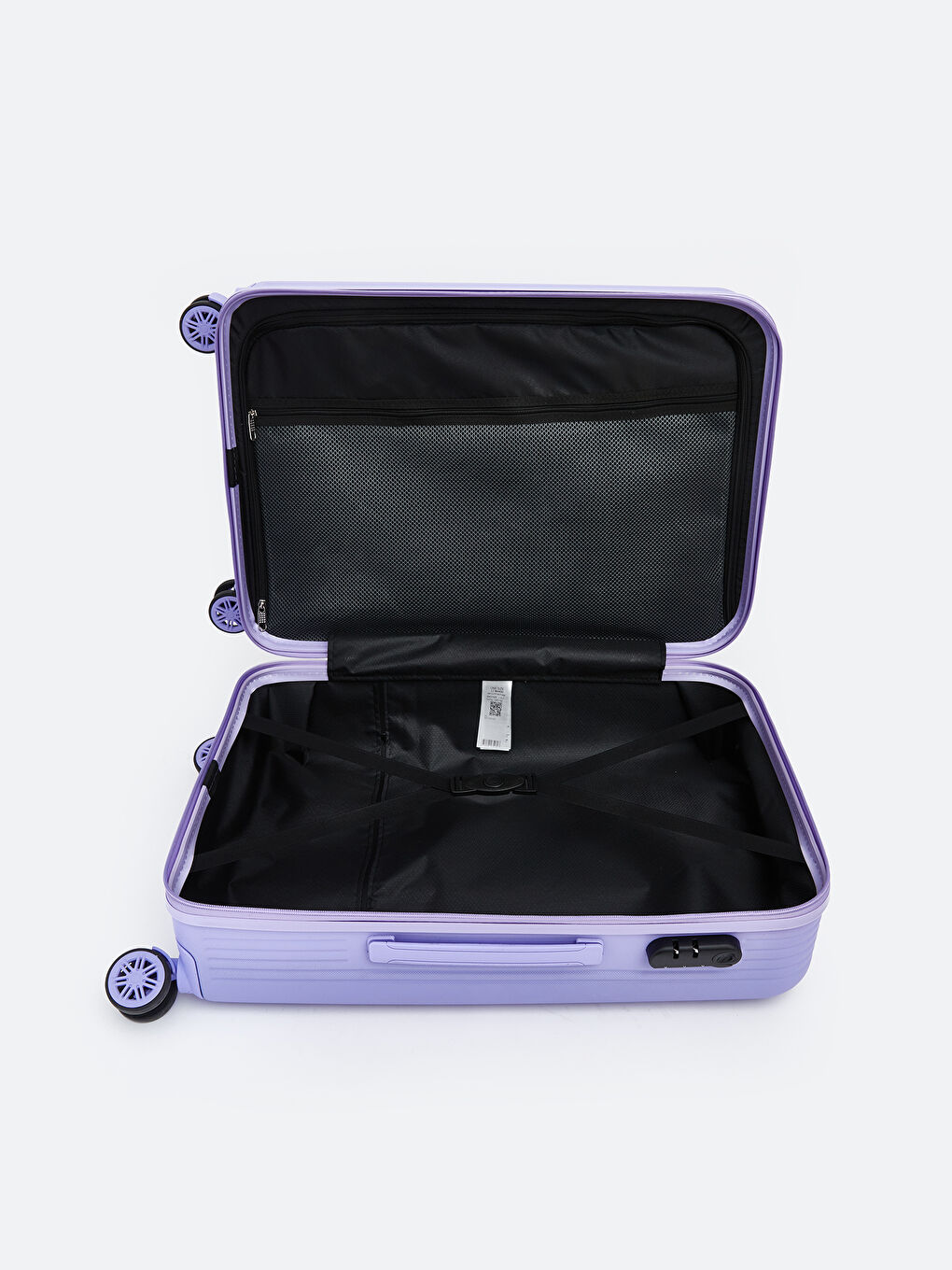 Mor Kilit Detaylı Büyük Boy Valiz-2