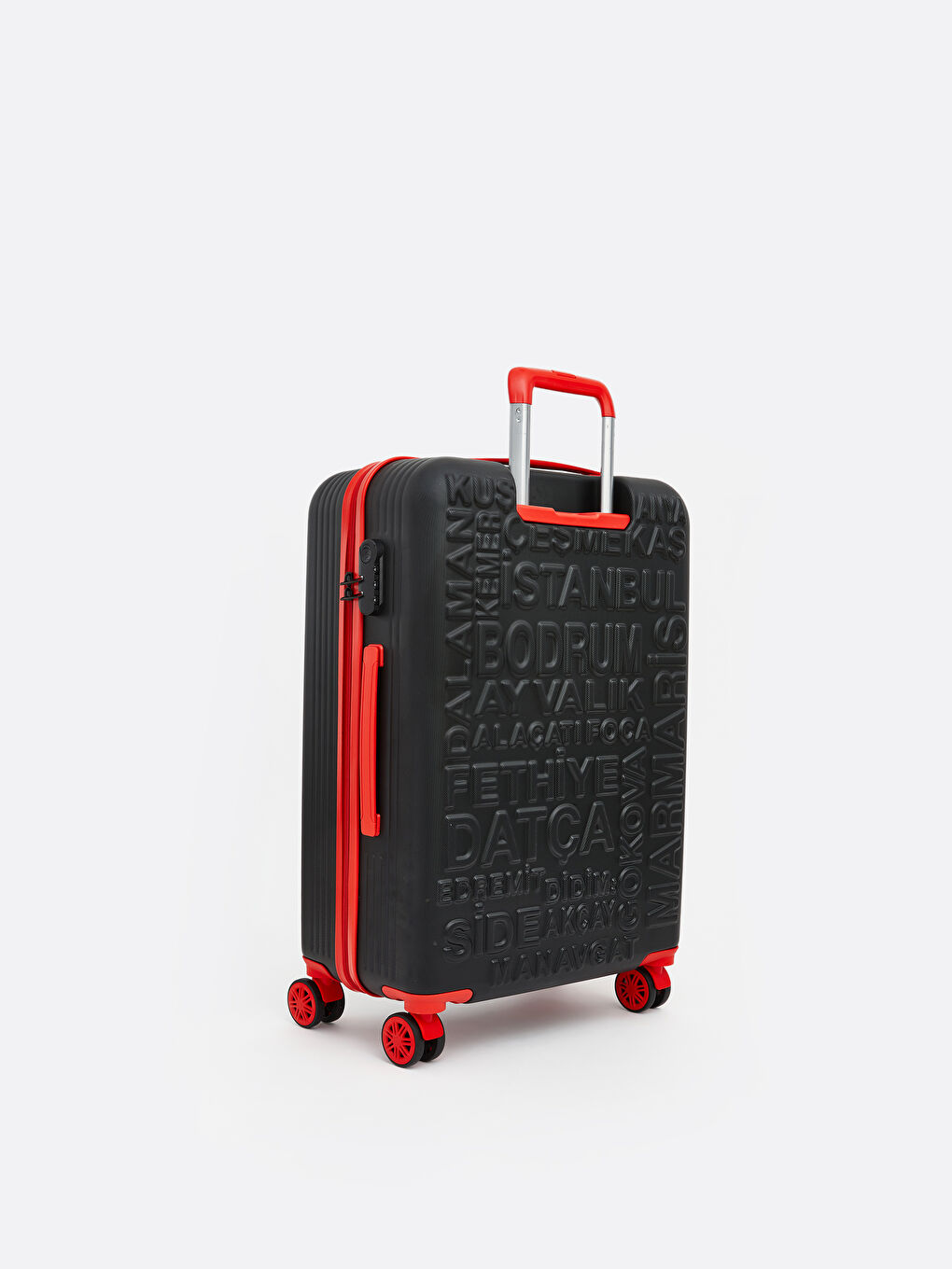 Siyah Kilit Detaylı Küçük Boy Valiz-1