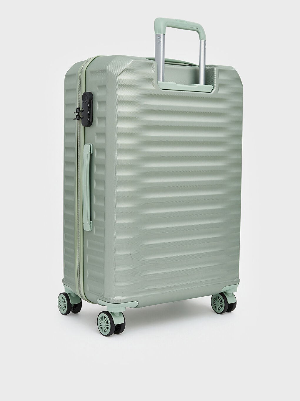 Yeşil Kilit Detaylı Büyük Boy Valiz-1