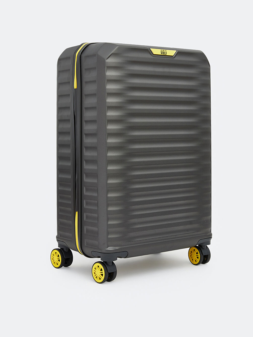 Antrasit Kilit Detaylı Büyük Boy Valiz