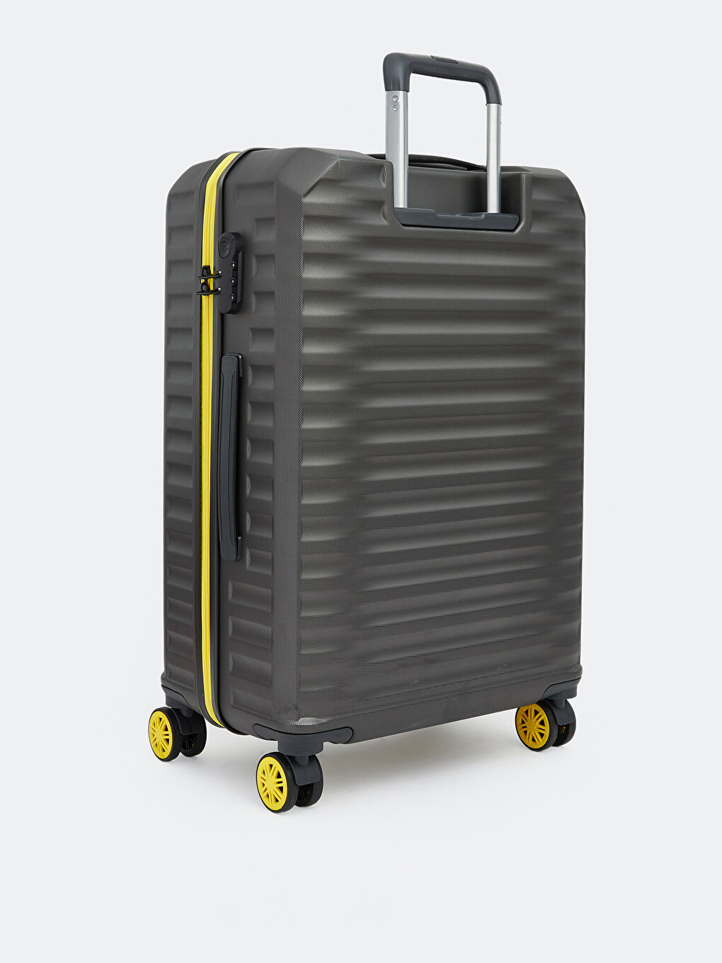 Antrasit Kilit Detaylı Büyük Boy Valiz-1