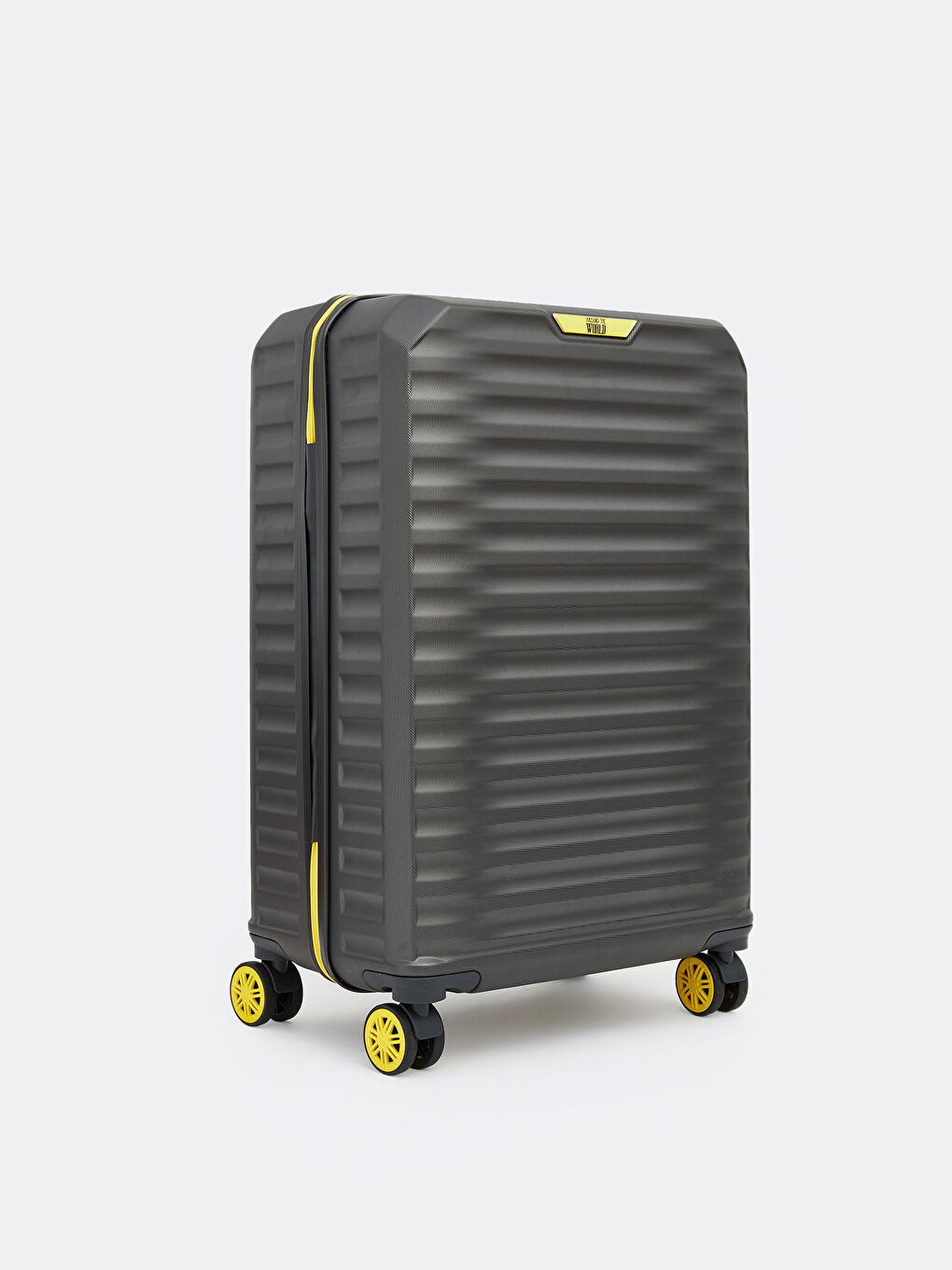 Medium Size Suitcase with Lock Detail