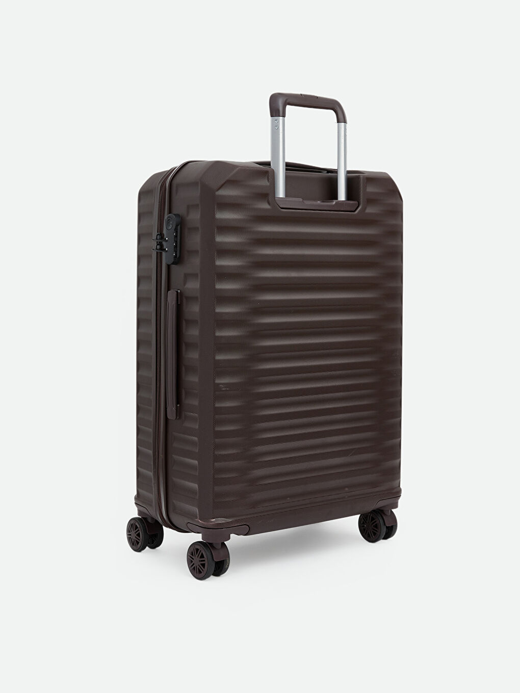 Bordo Kilit Detaylı Orta Boy Valiz-1