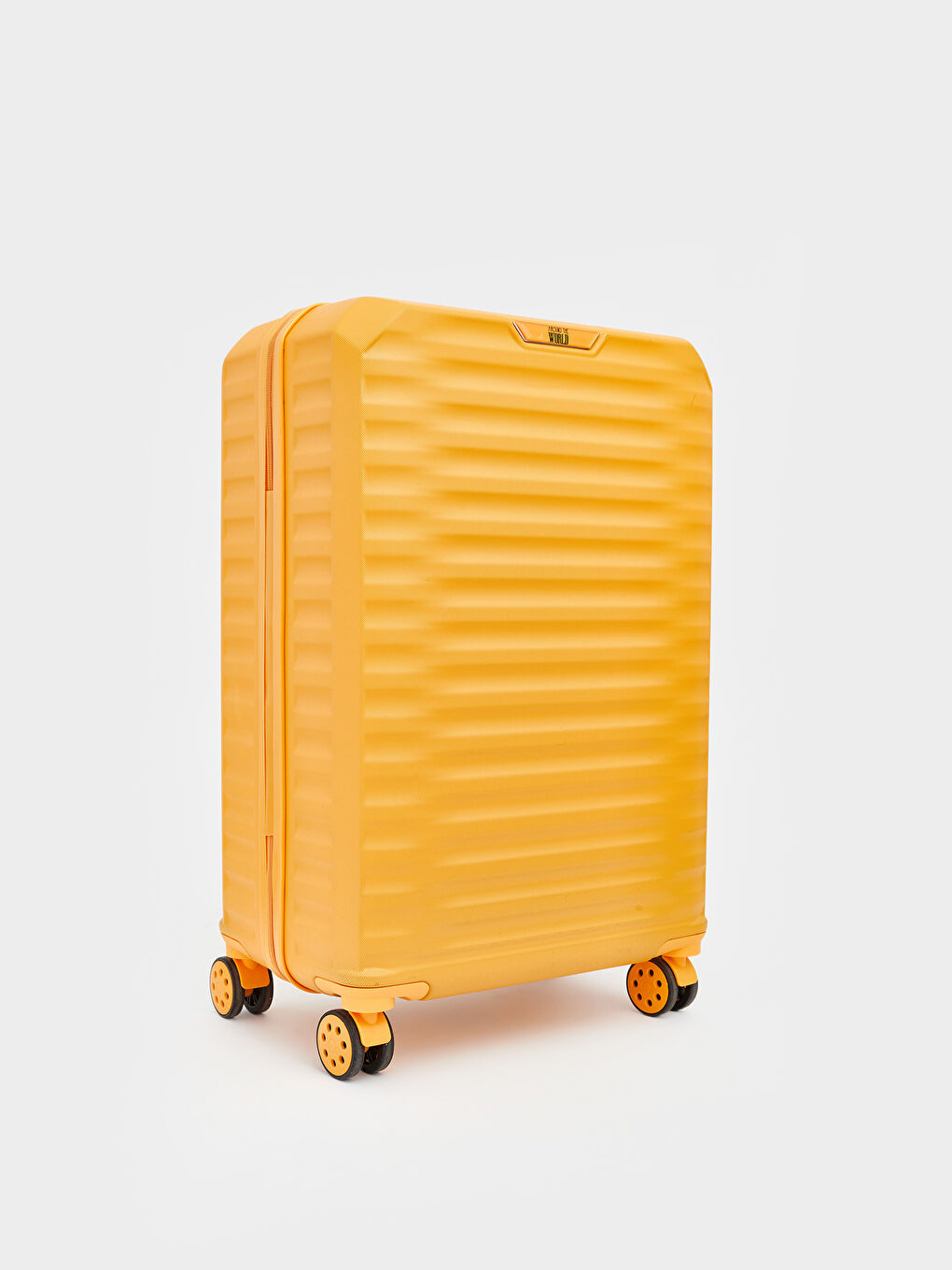 Sarı Kilit Detaylı Orta Boy Valiz