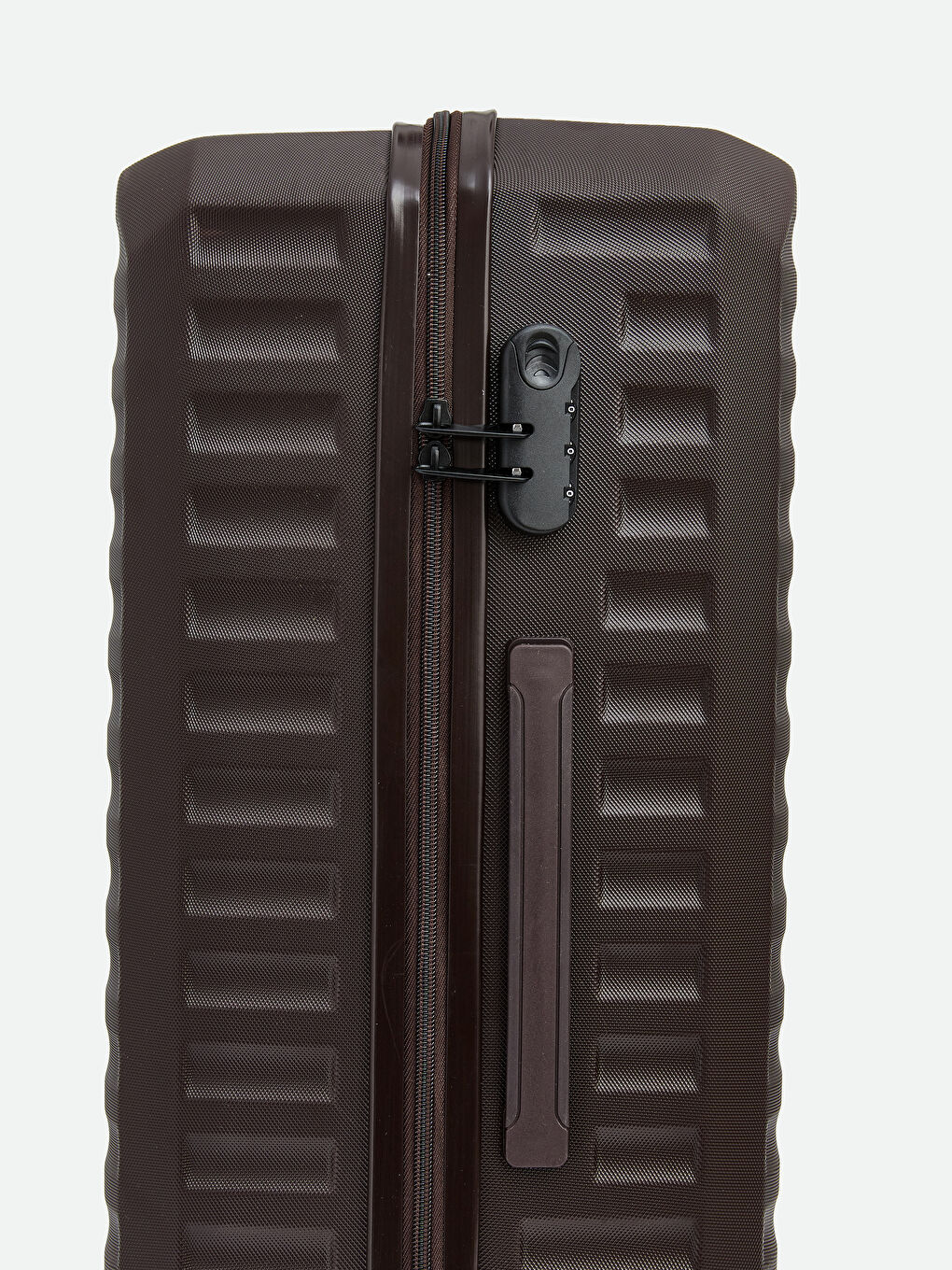 Bordo Kilit Detaylı Küçük Boy Valiz-3