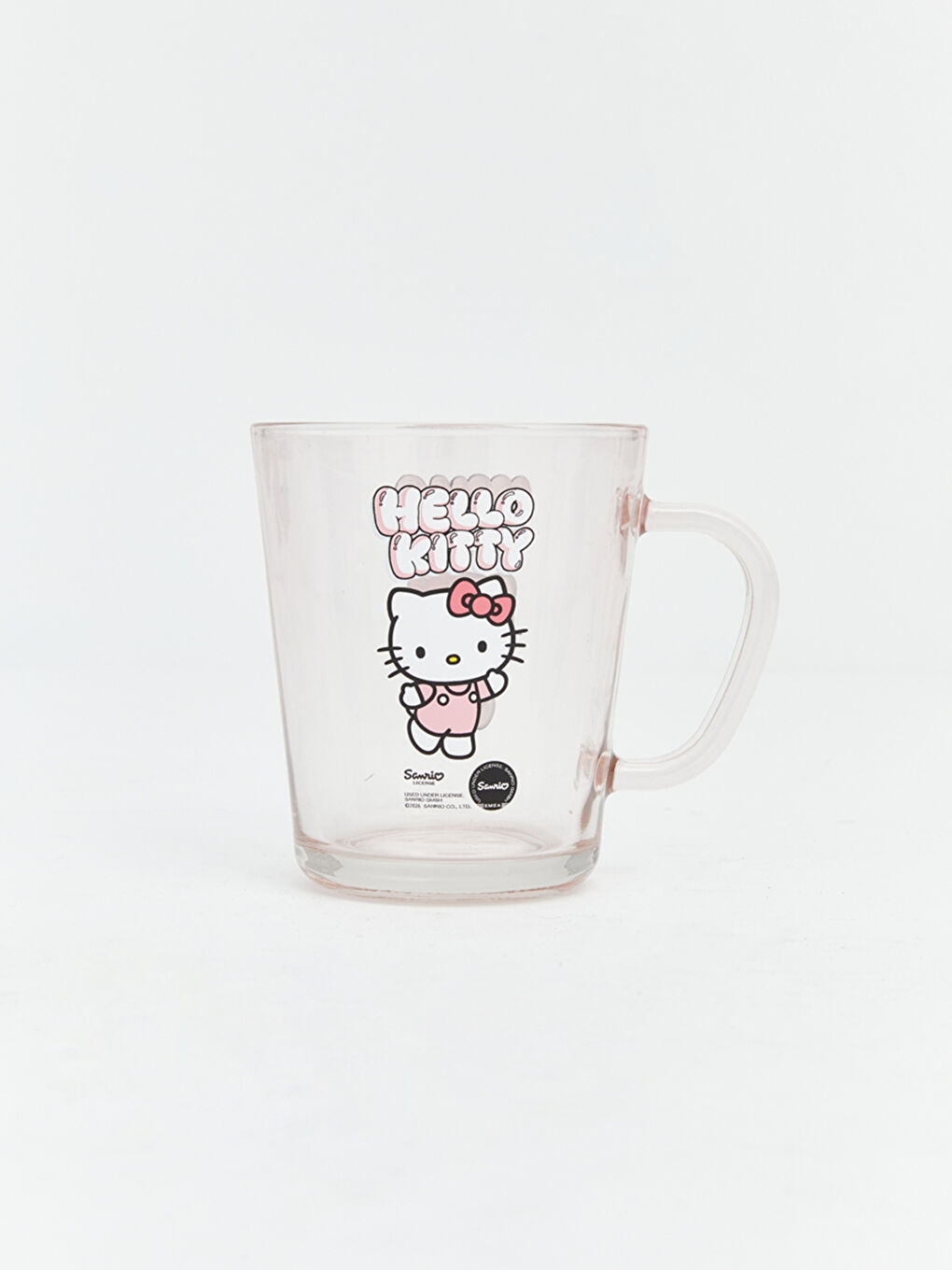 Karışık Hello Kitty Baskılı Cam Bardak 320 ml-1