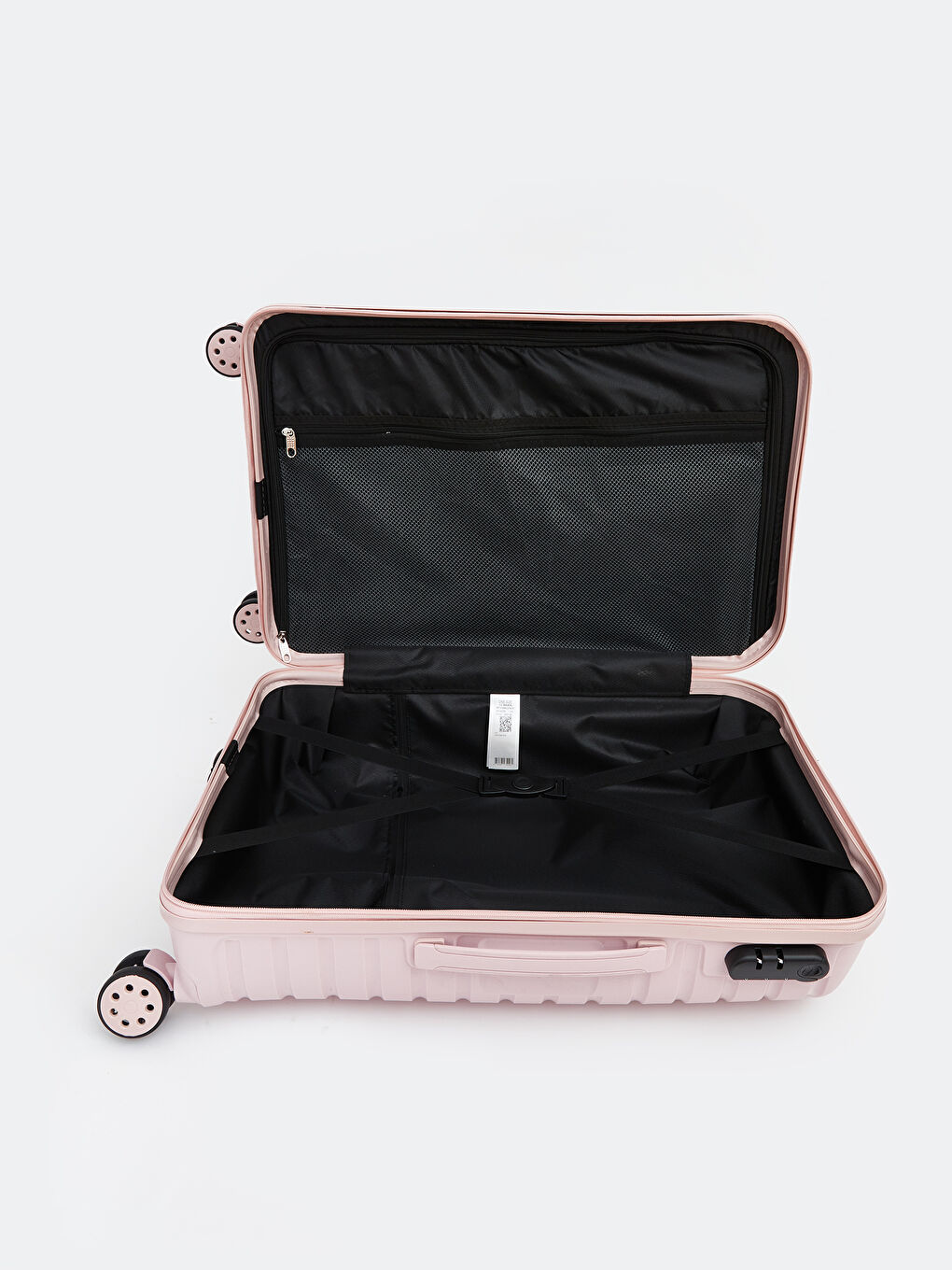 Pembe Kilit Detaylı Büyük Boy Valiz-2