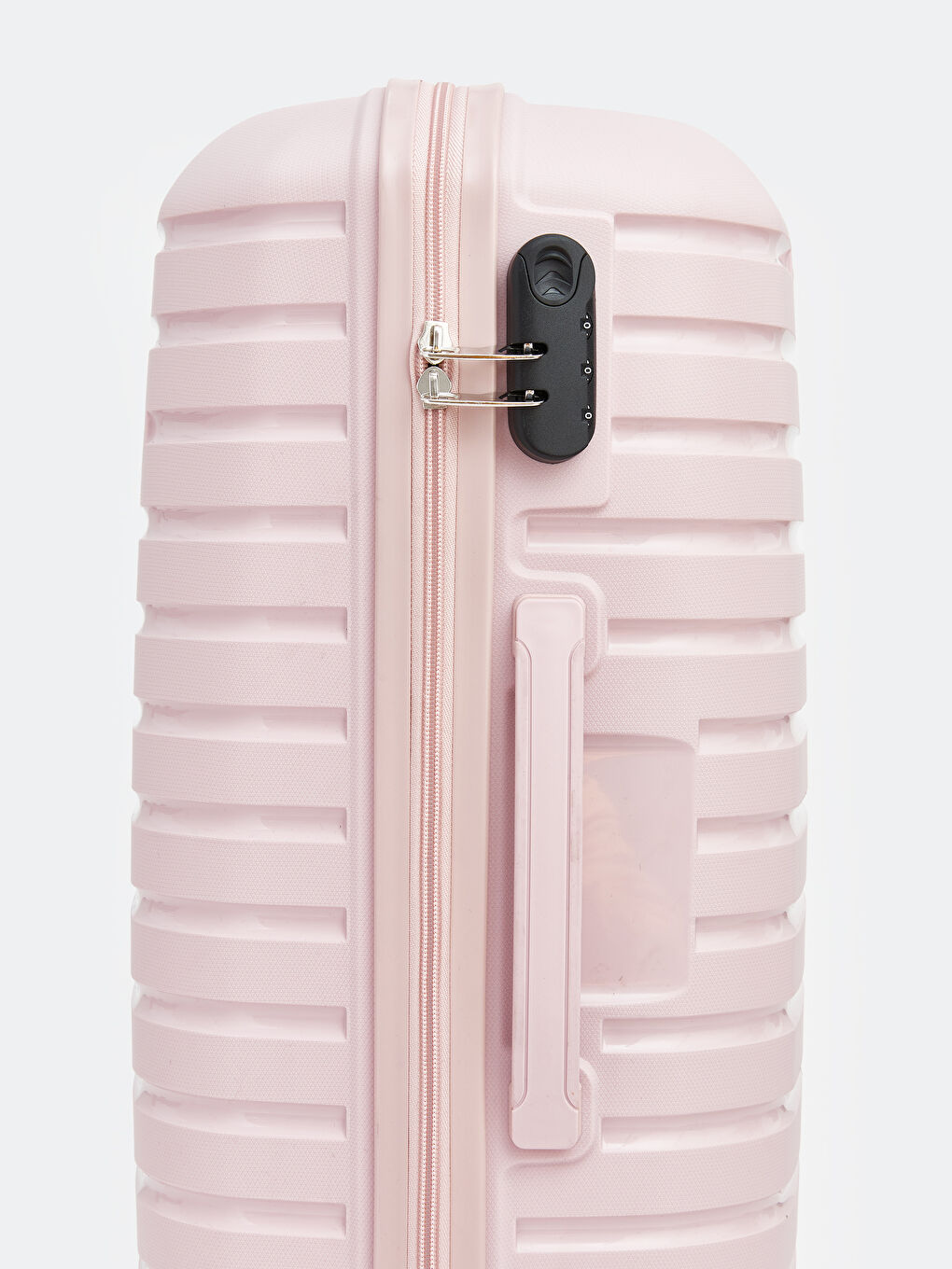 Pembe Kilit Detaylı Büyük Boy Valiz-3