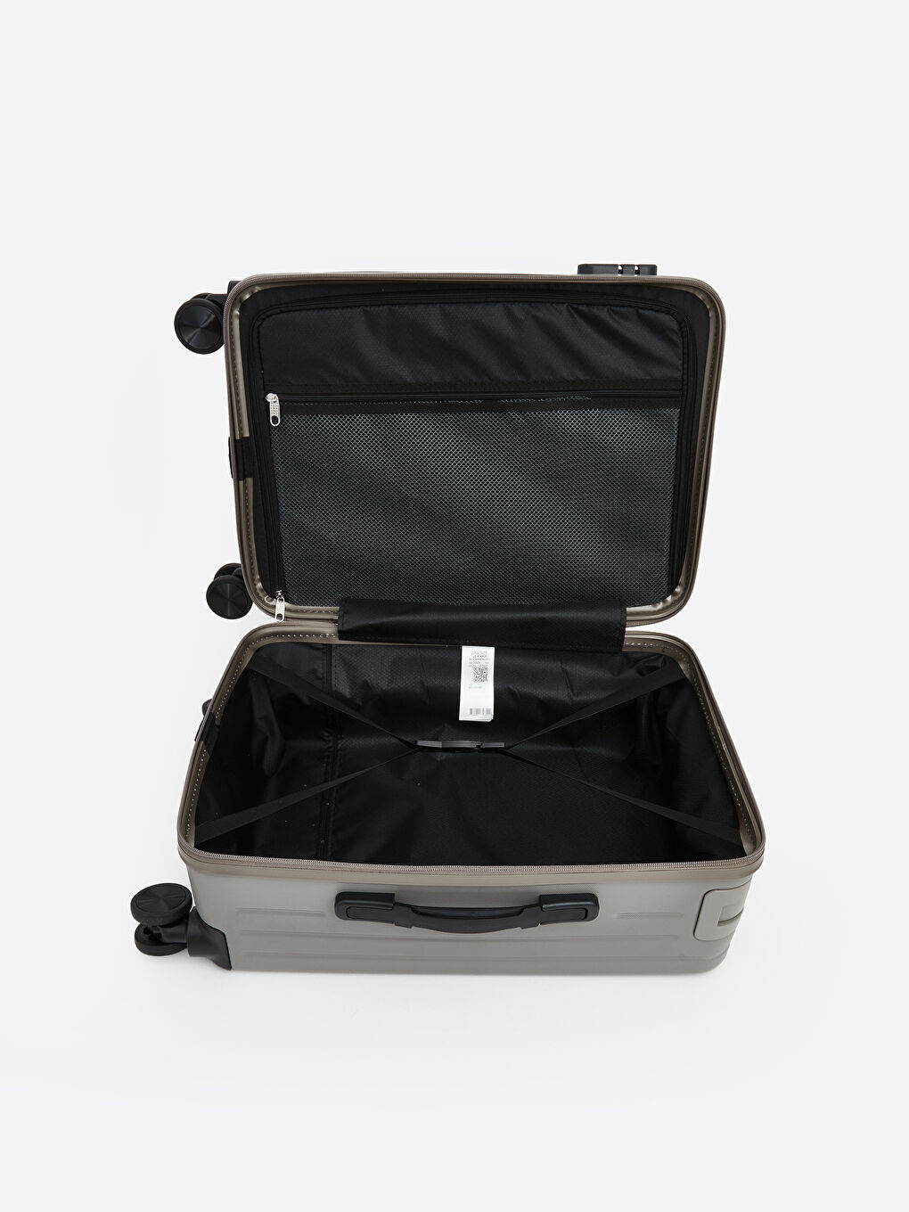 Kahverengi Kilit Detaylı Orta Boy Valiz-2