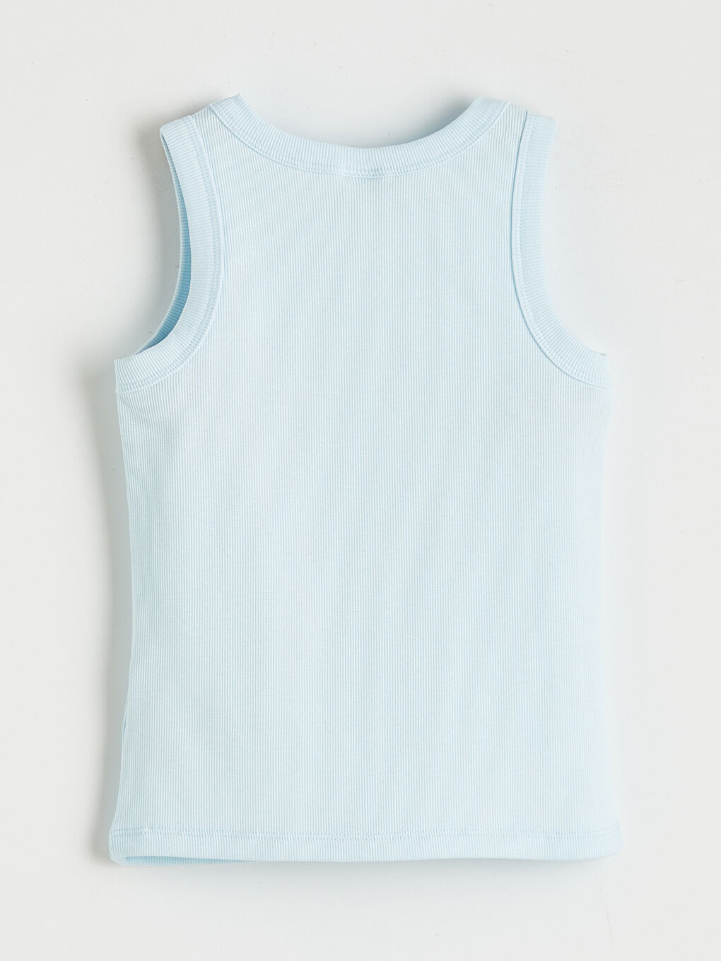 Mavi Baskılı Kız Çocuk Atlet-1