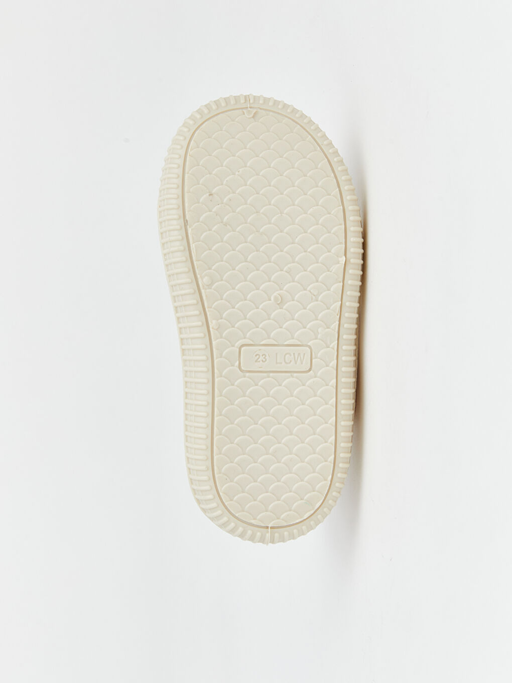 Bej Kiraz Baskılı Cırt Cırtlı Kız Bebek İlk Adım Ayakkabısı-4